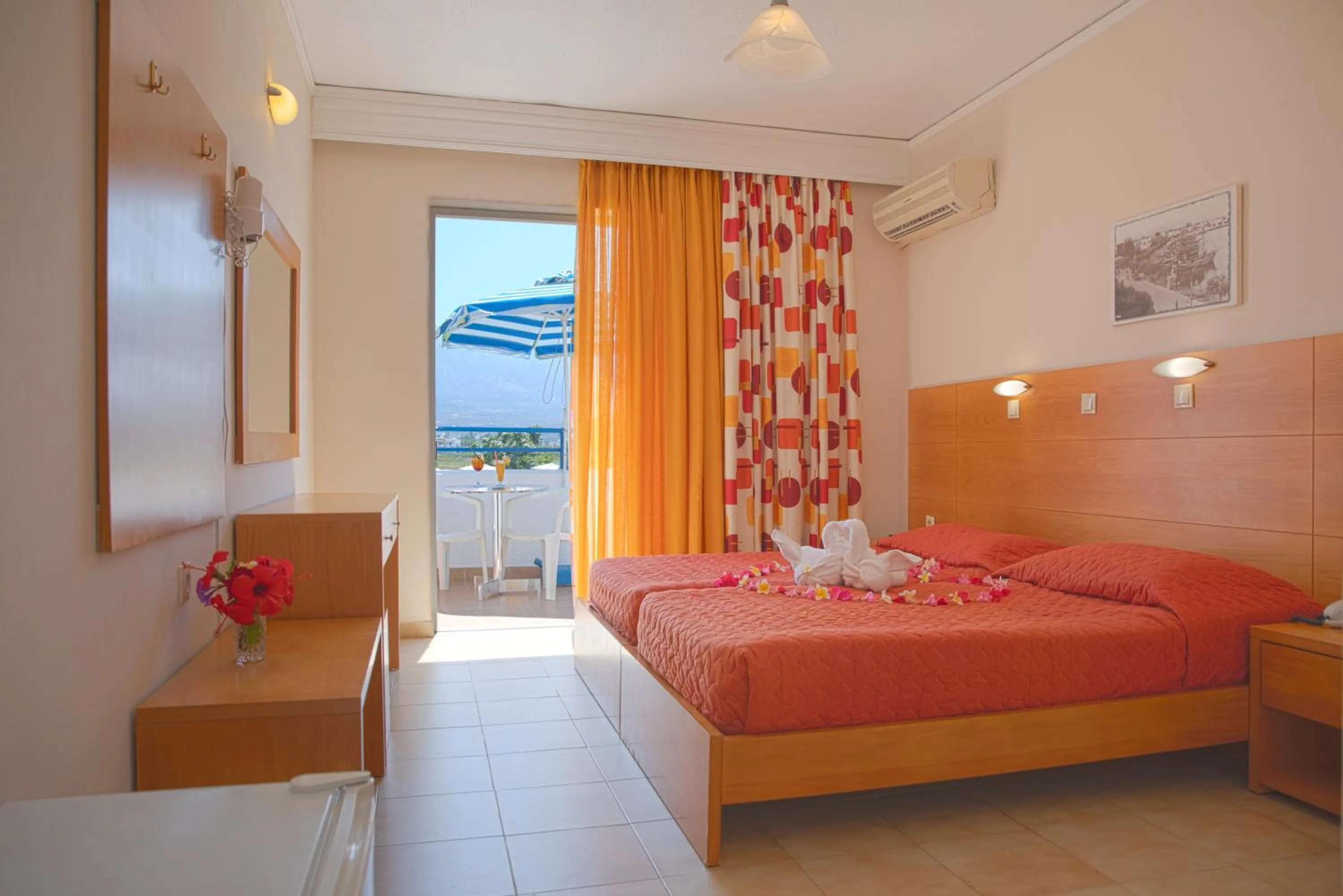 Bedroom in Hotel Tigaki's Star