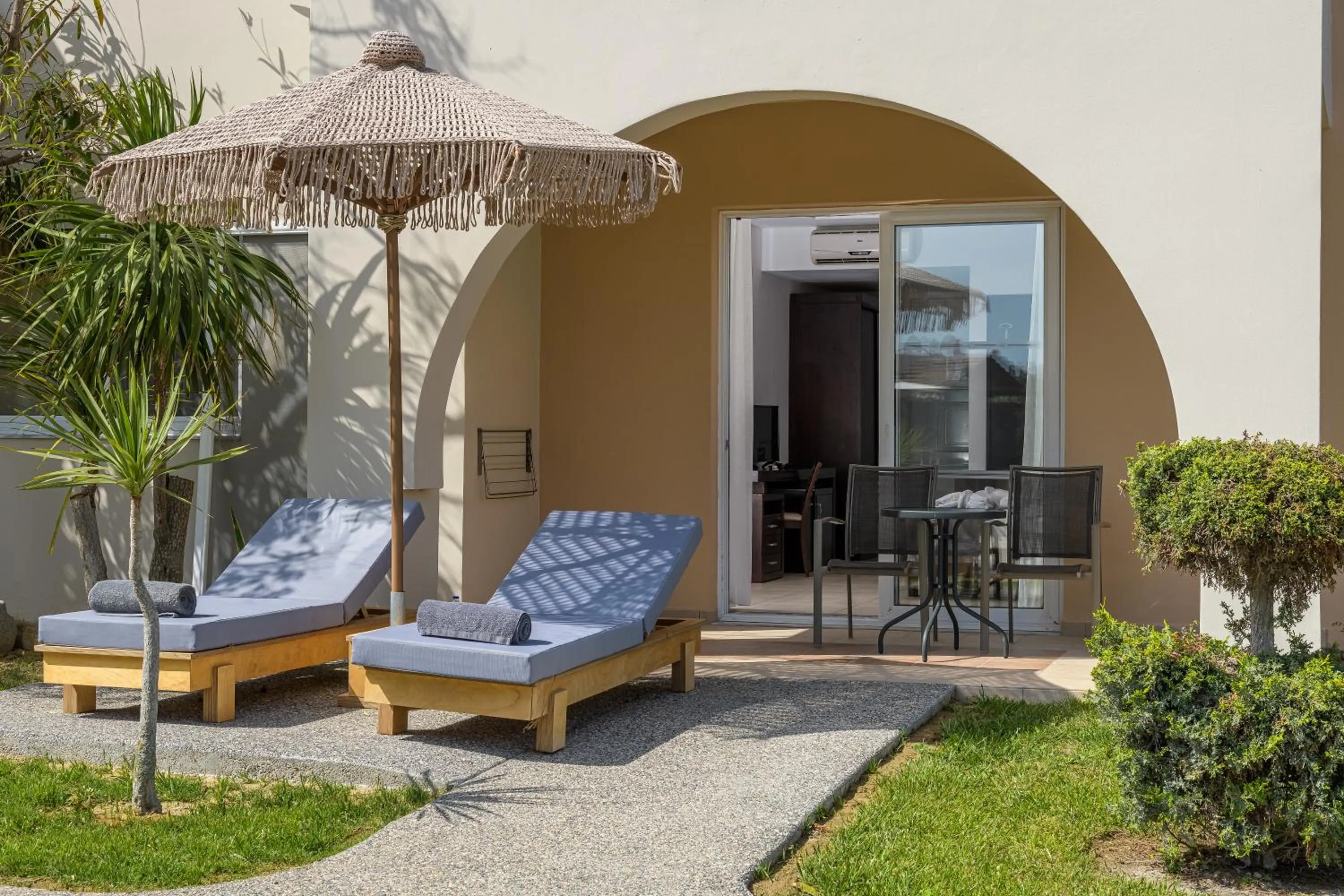 sunbed in Gaia Palace