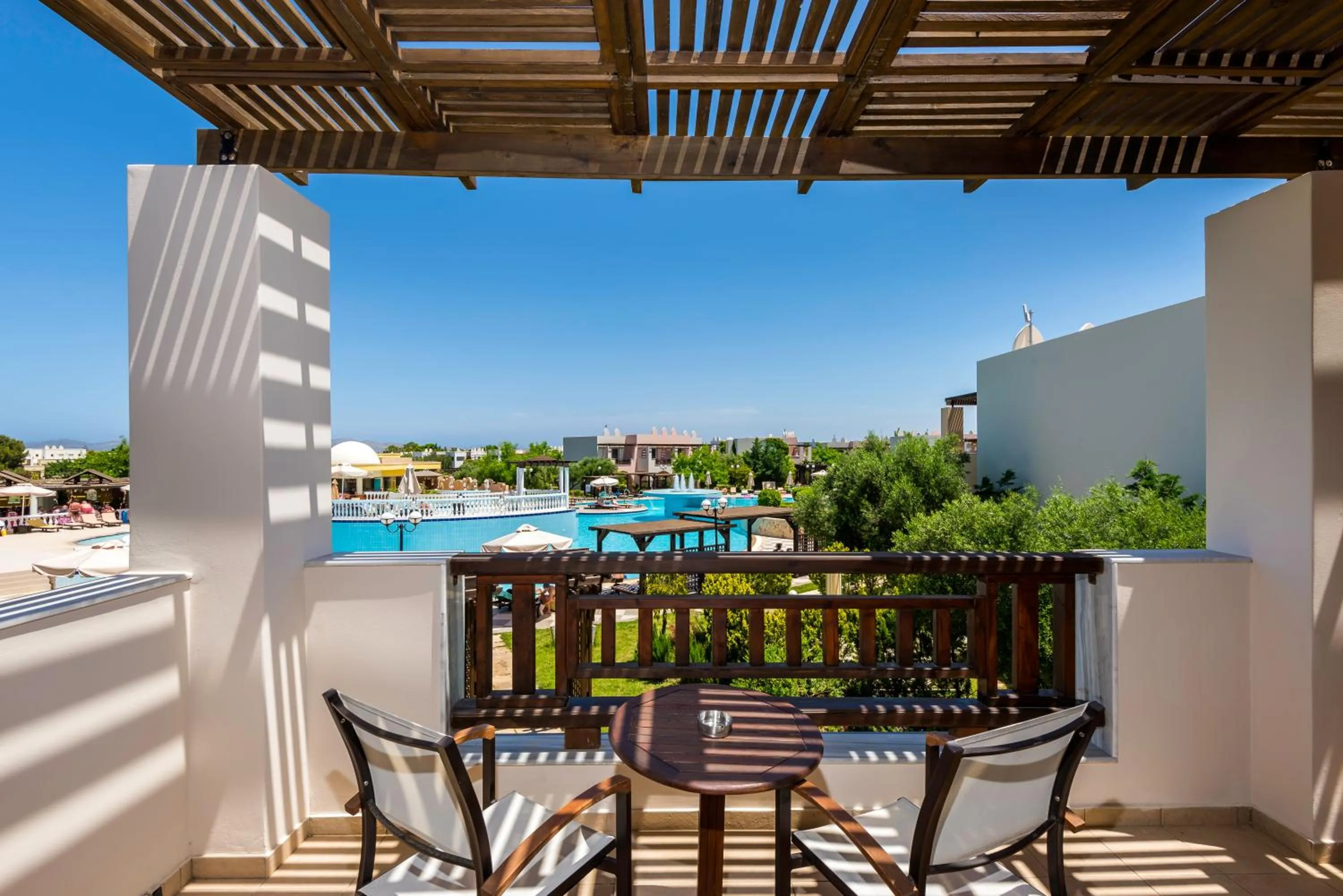 Pool view in Gaia Palace