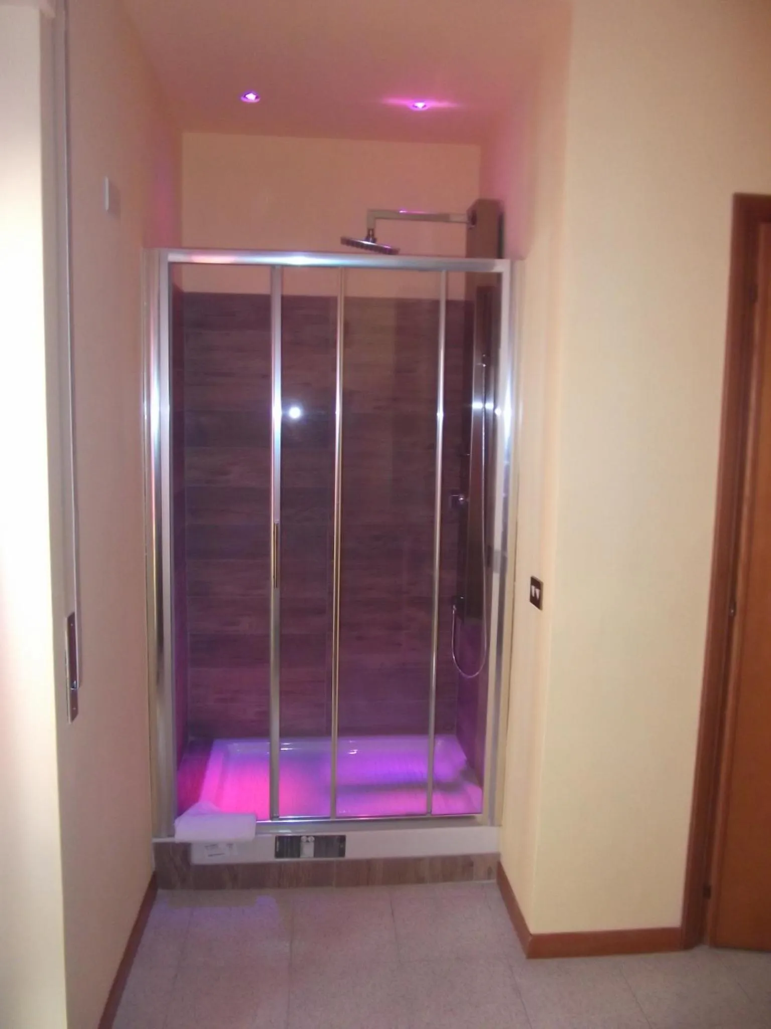 Shower in Hotel Viterbo Inn