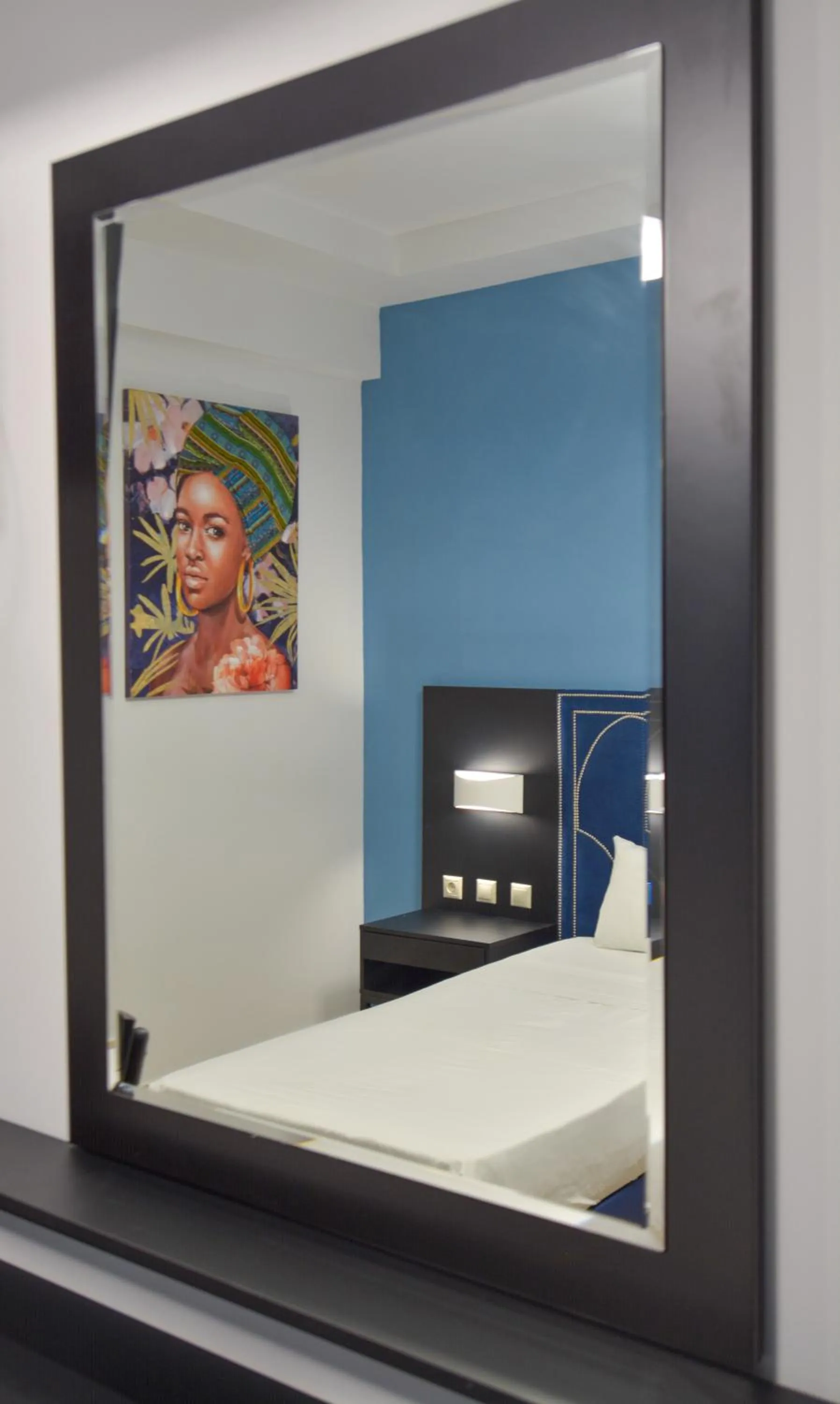 Bed in Perinthos Hotel