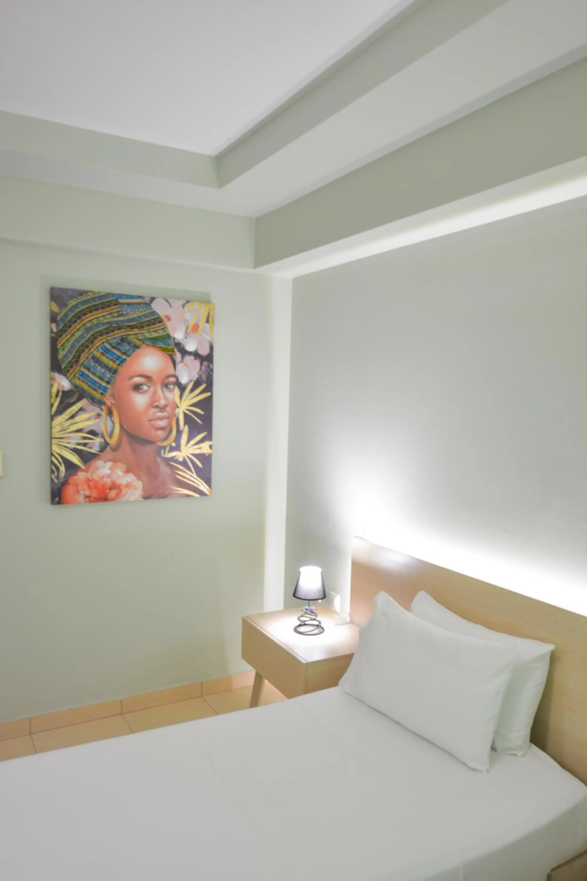 Bed in Perinthos Hotel