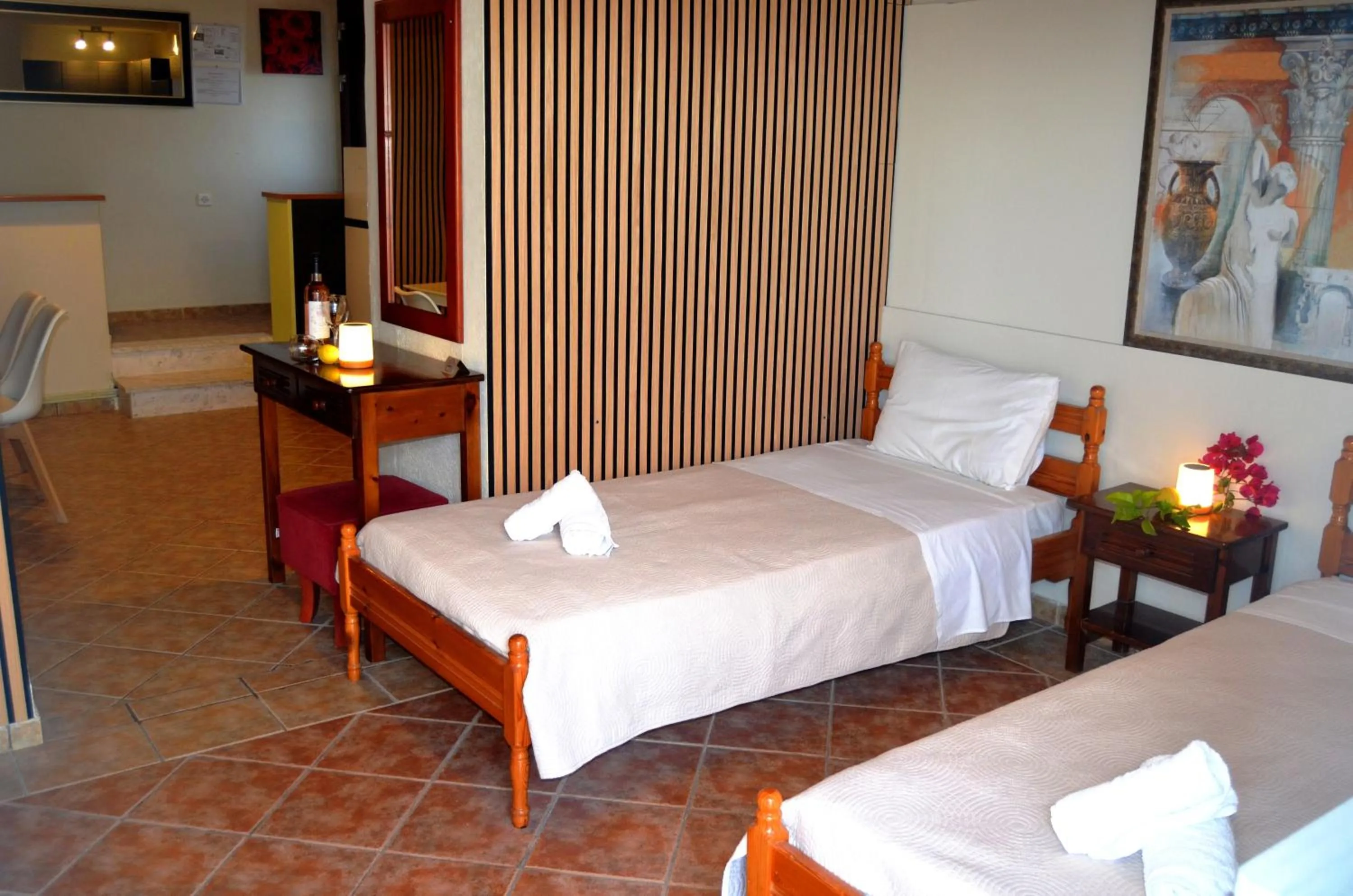 Bed in Blue Horizon Studios