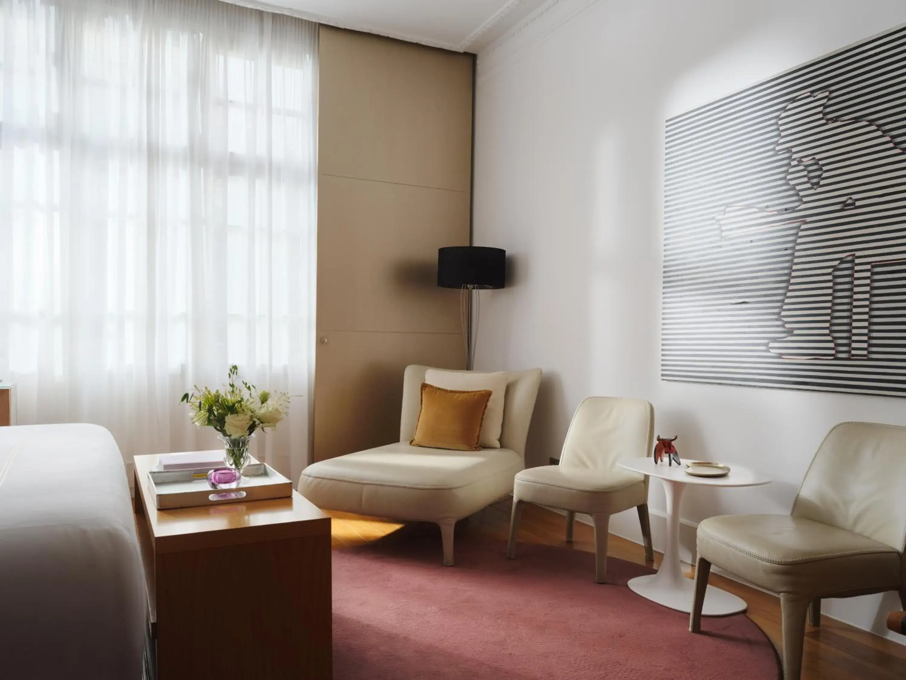 Living room in The Excelsior - Small Luxury Hotels of the World Living room in The Excelsior - Small Luxury Hotels of the World