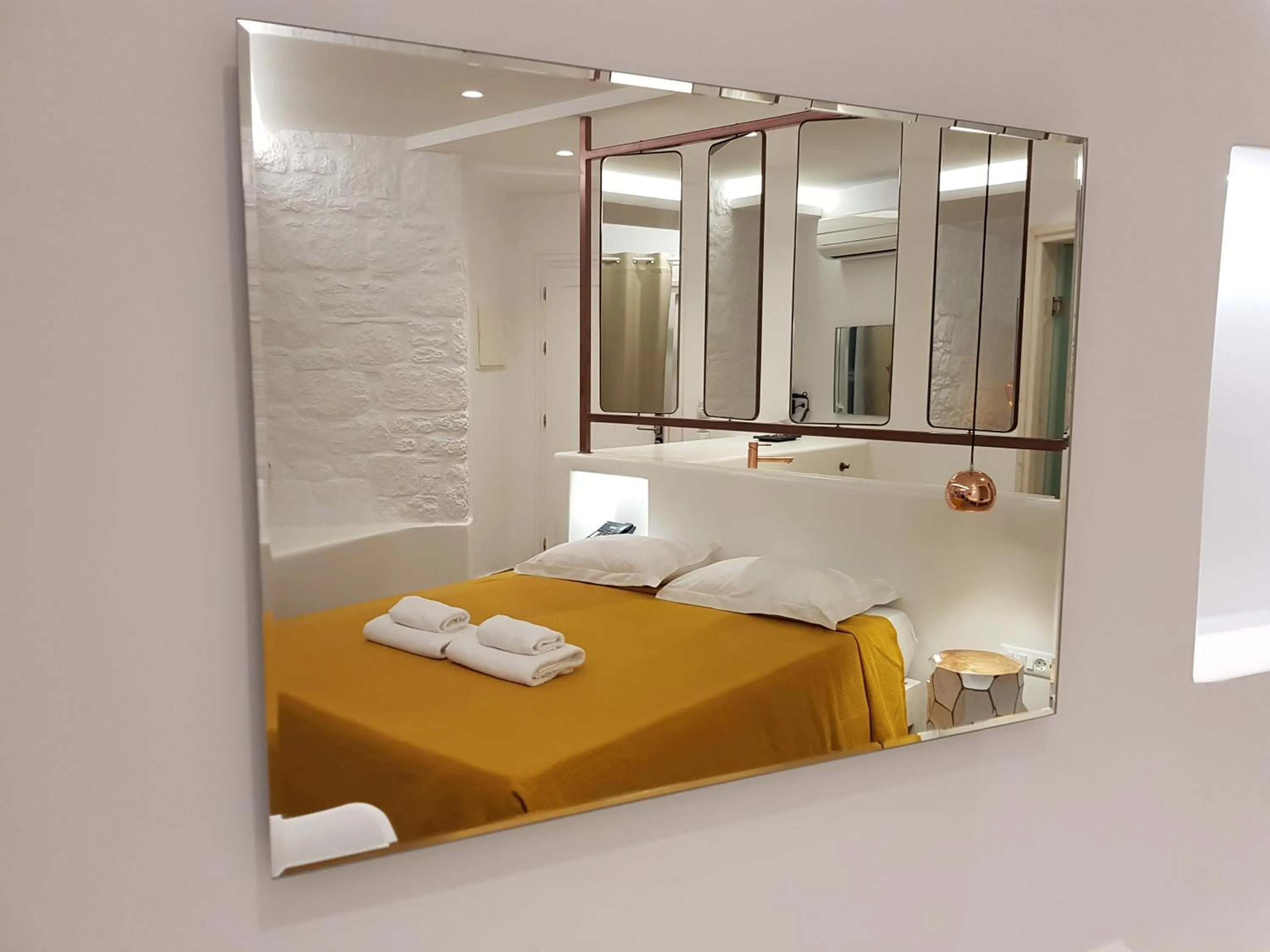 Bed in Hotel Gorgona