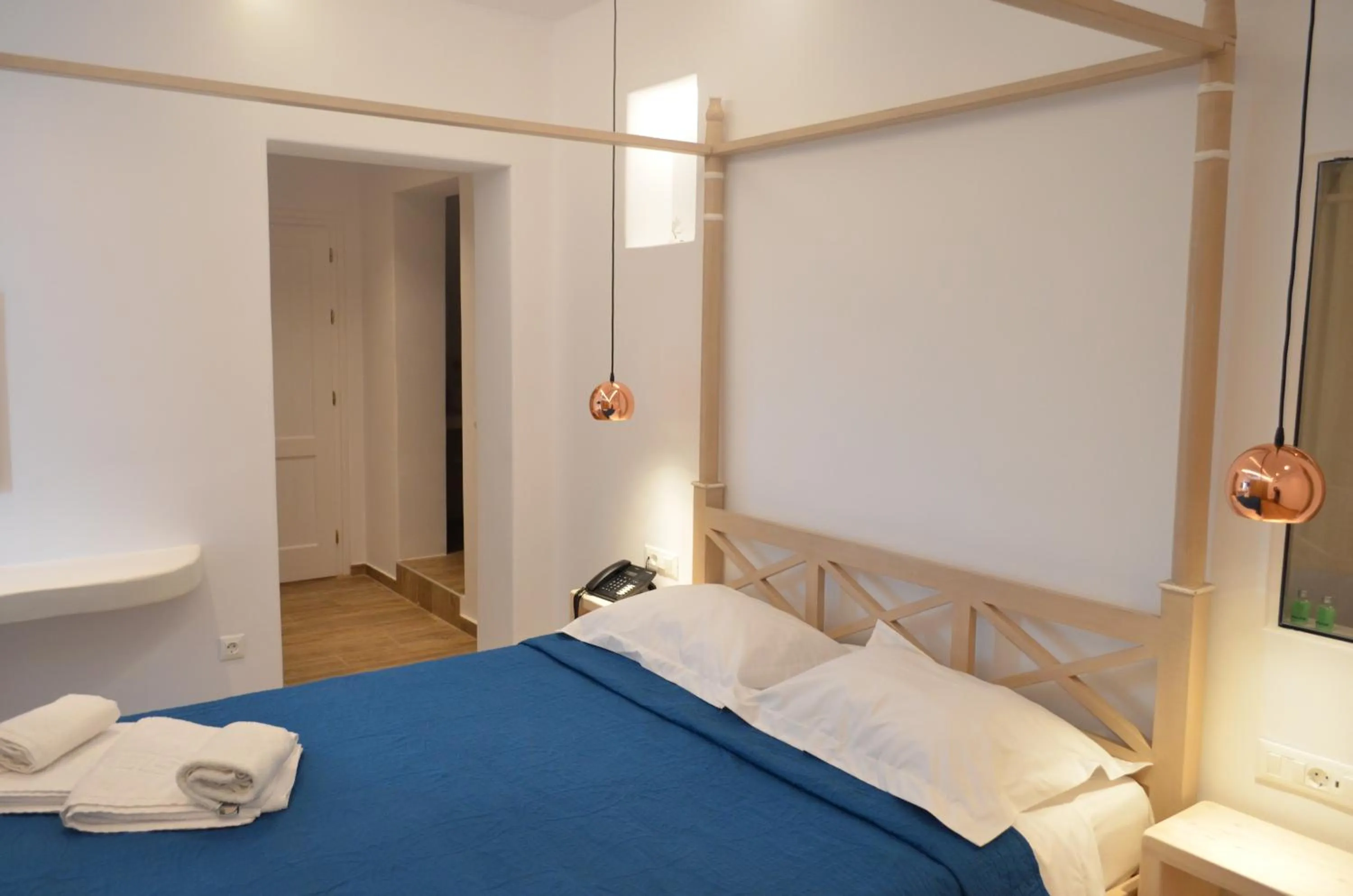 Bed in Hotel Gorgona