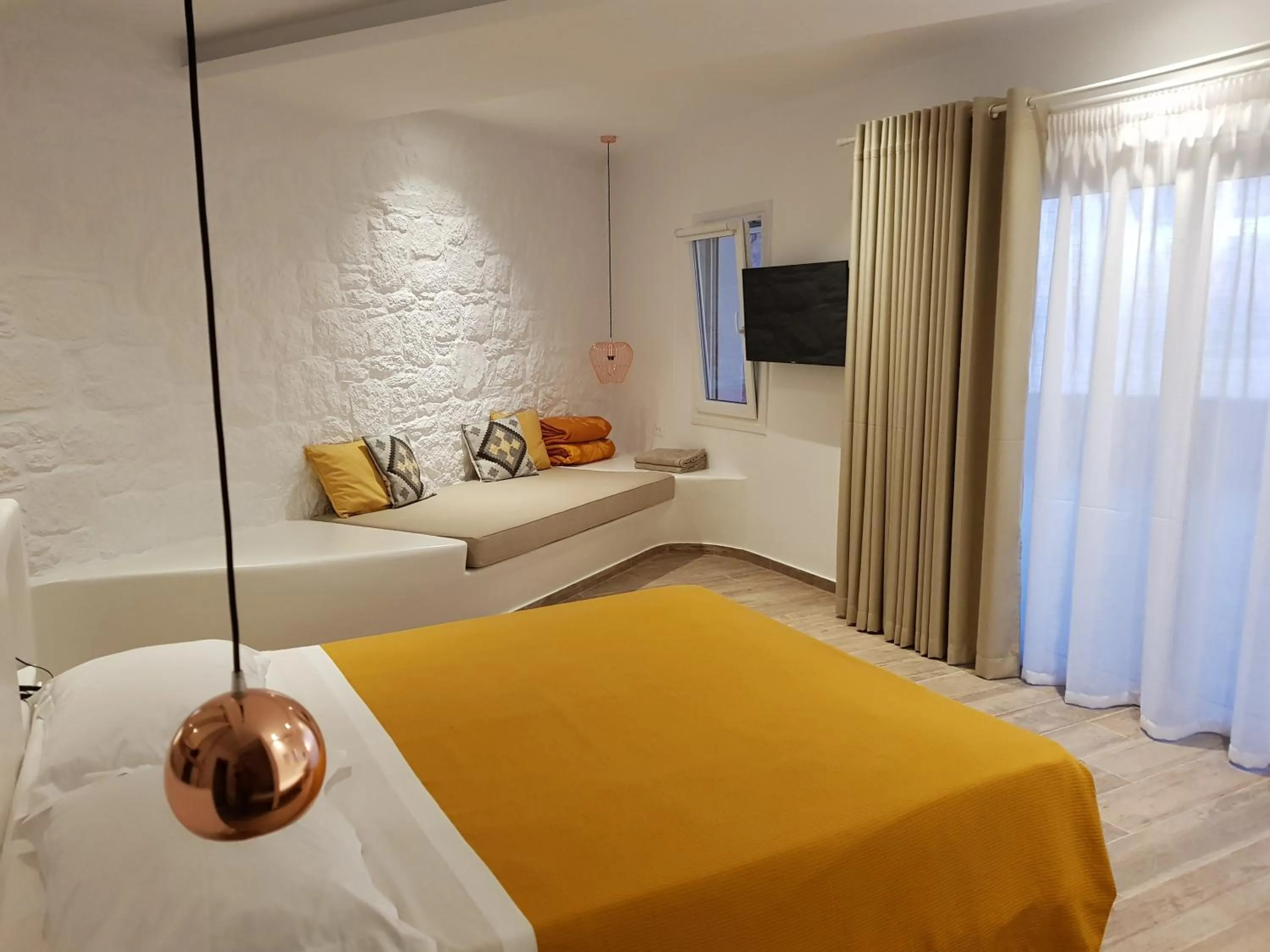 Bed in Hotel Gorgona