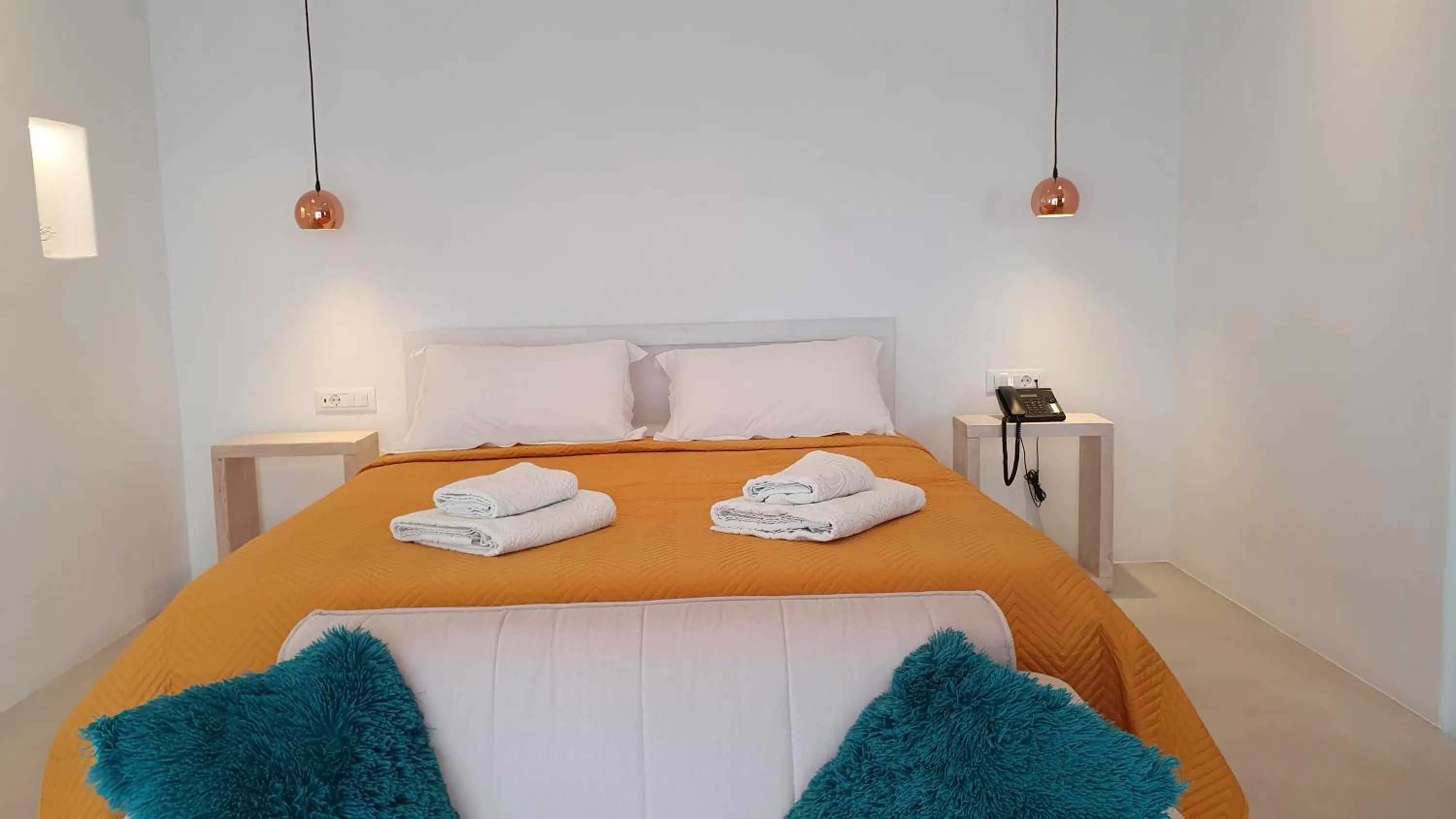 Bed in Hotel Gorgona