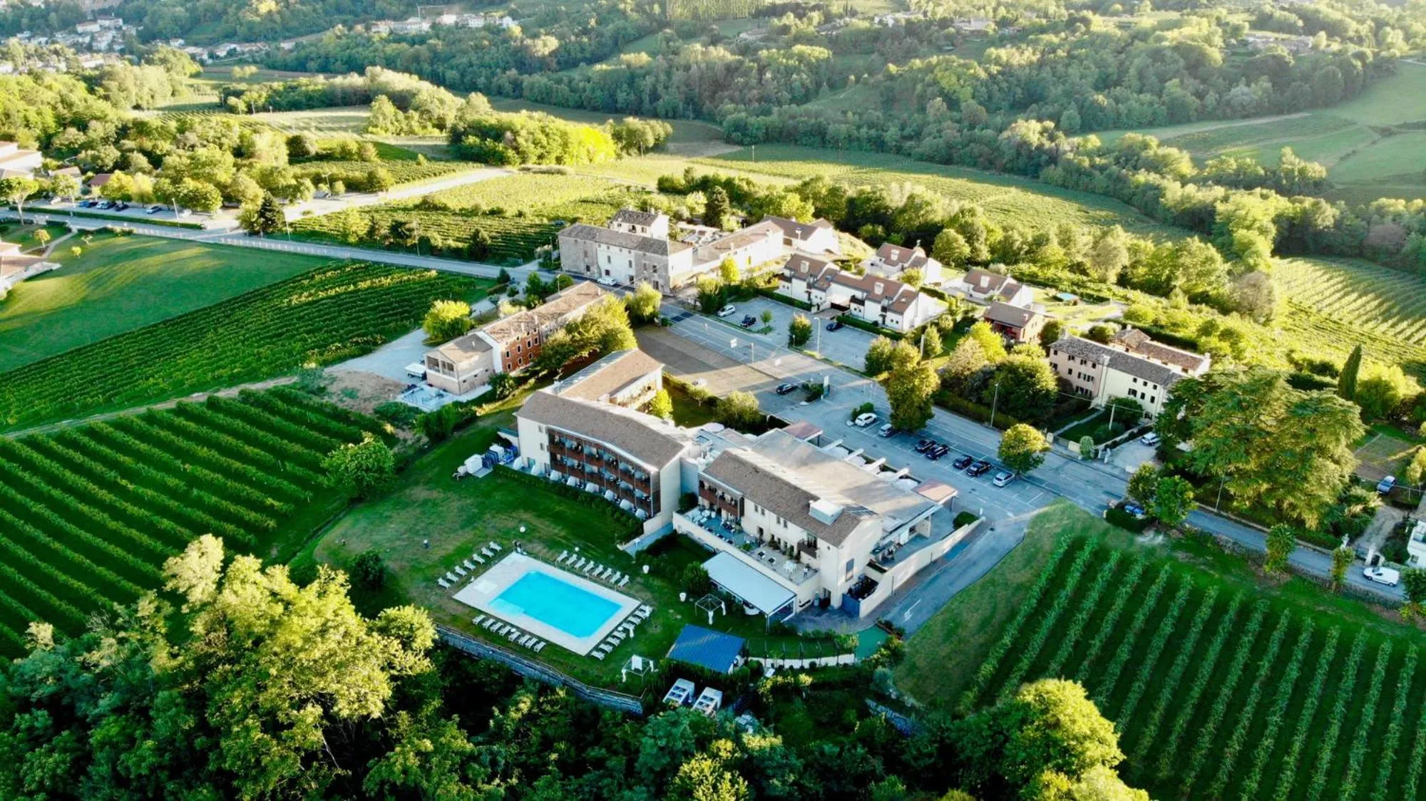 Bird's eye view in Relais Le Betulle