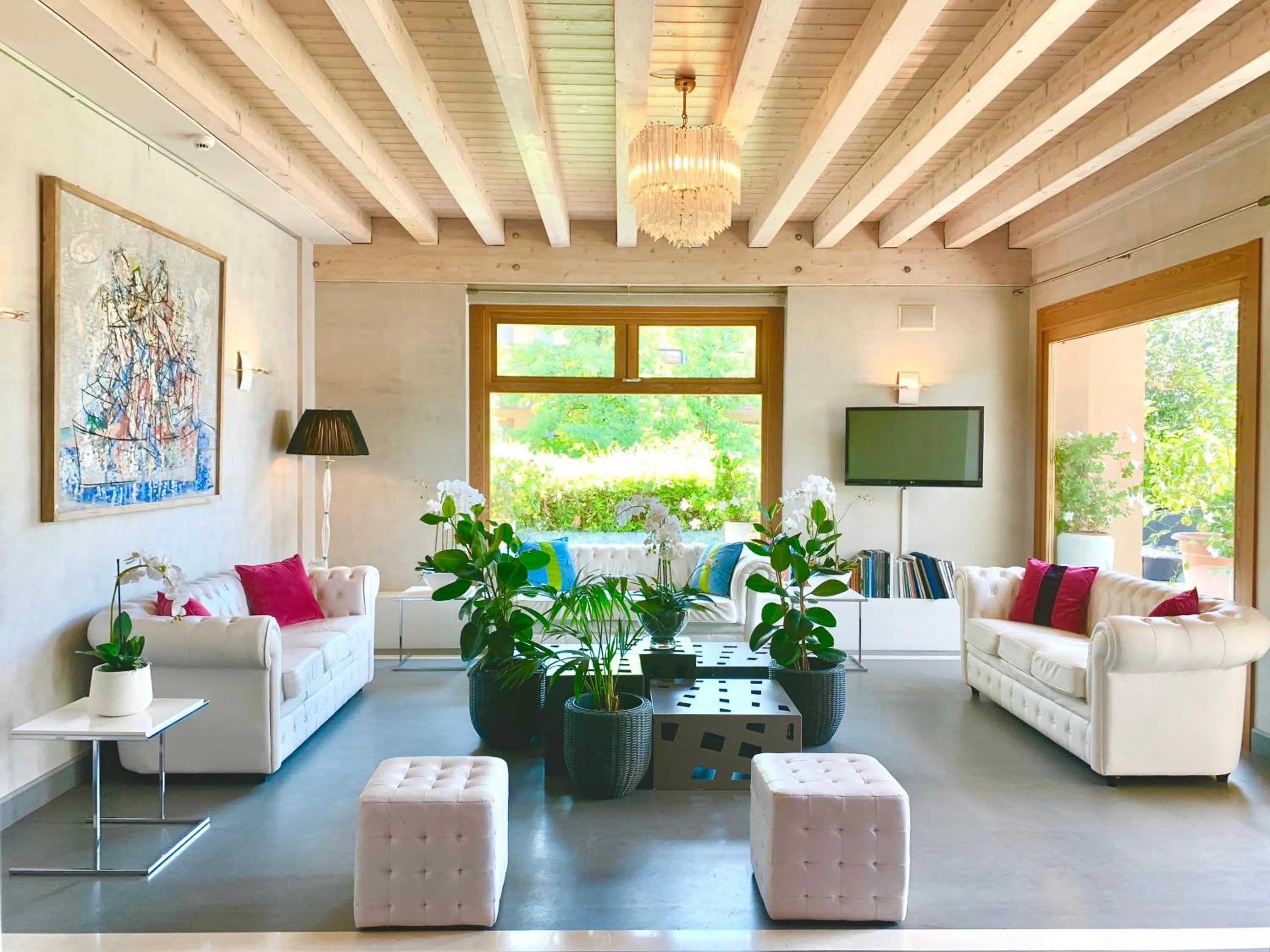 Lobby or reception in Relais Le Betulle