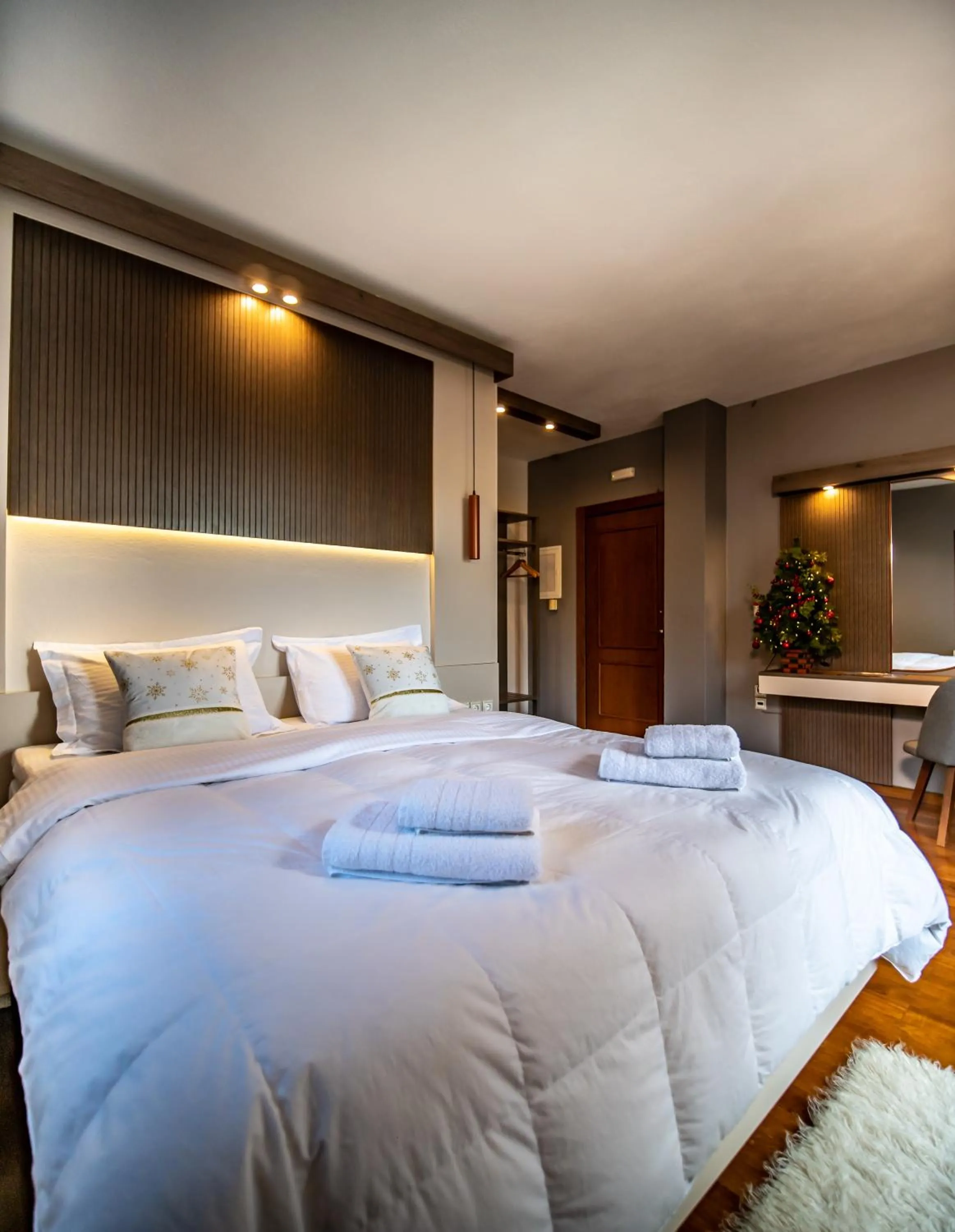 Bed in Erofili Hotel & Suites