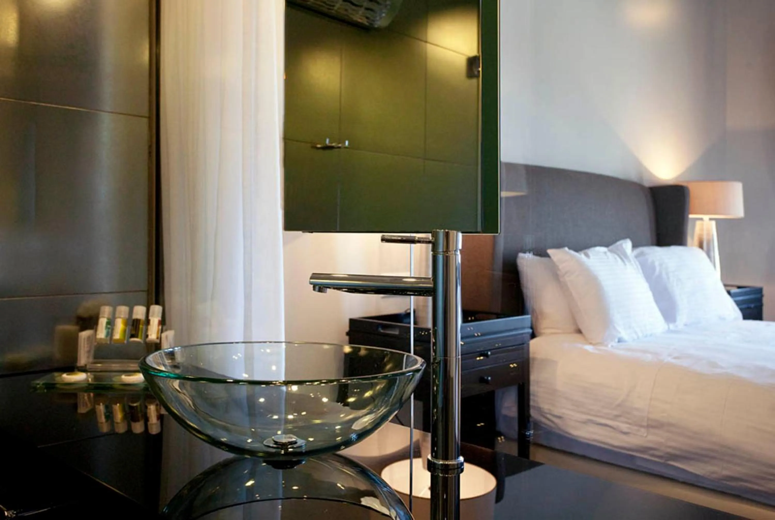 Bathroom, Bed in Despotiko