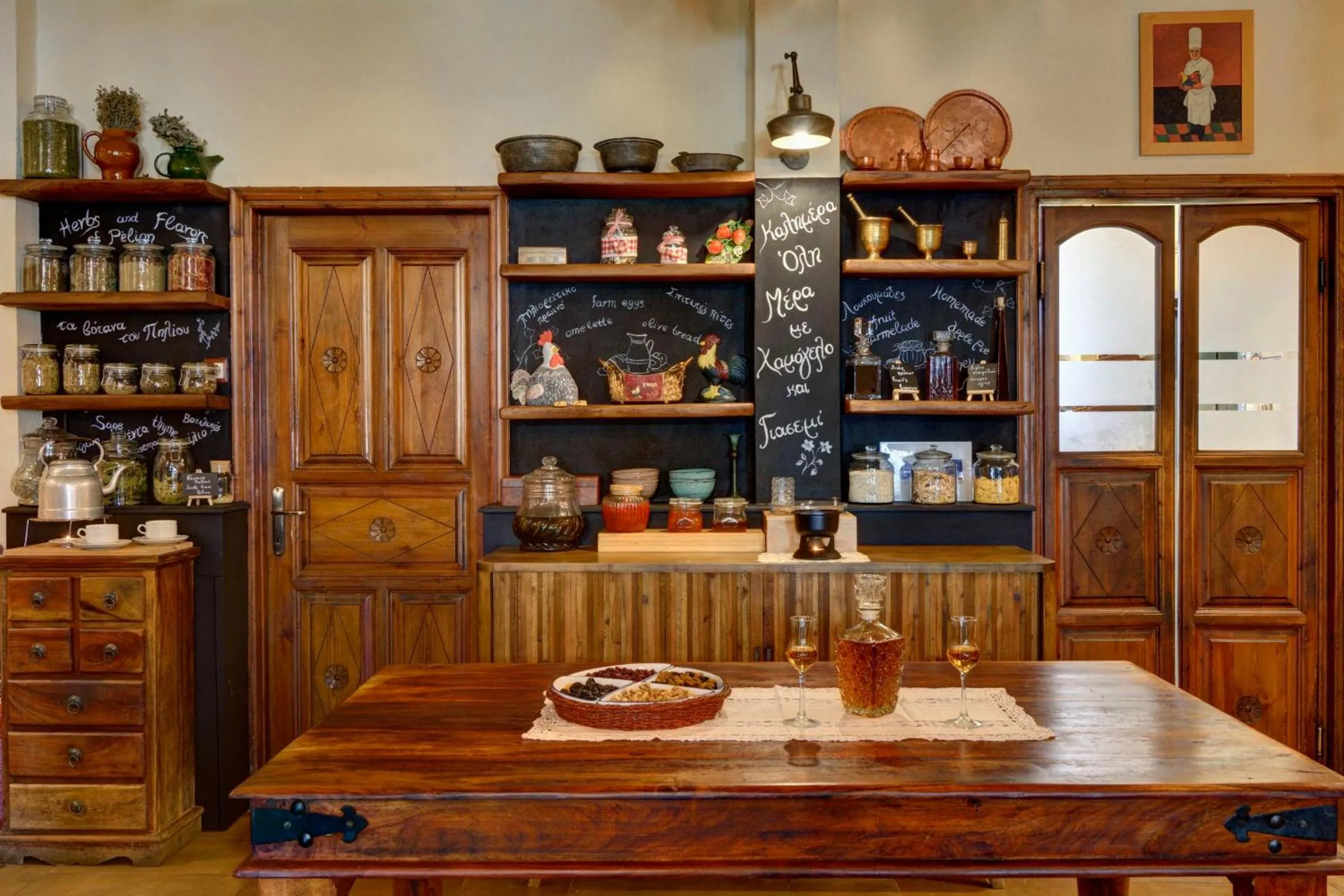 Food and drinks in Gastronomy Hotel Kritsa