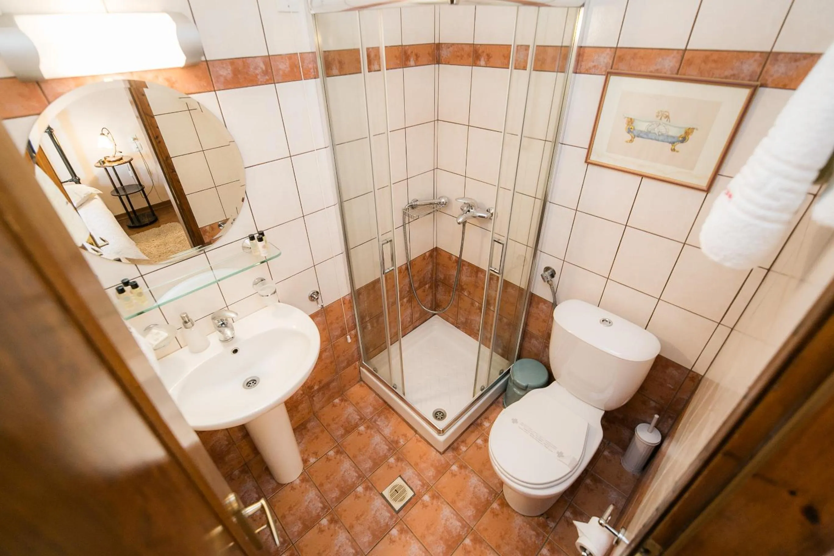 Shower in Gastronomy Hotel Kritsa