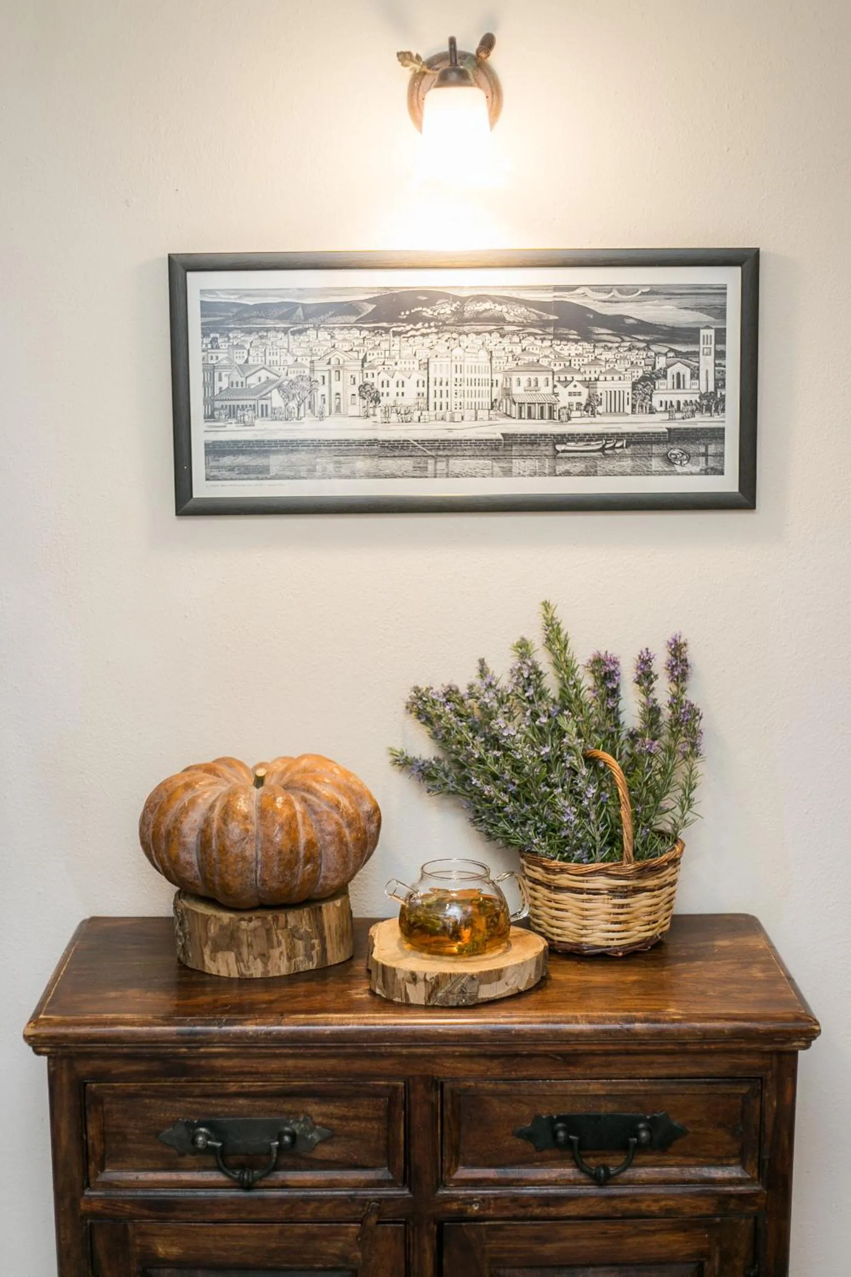 Decorative detail in Gastronomy Hotel Kritsa