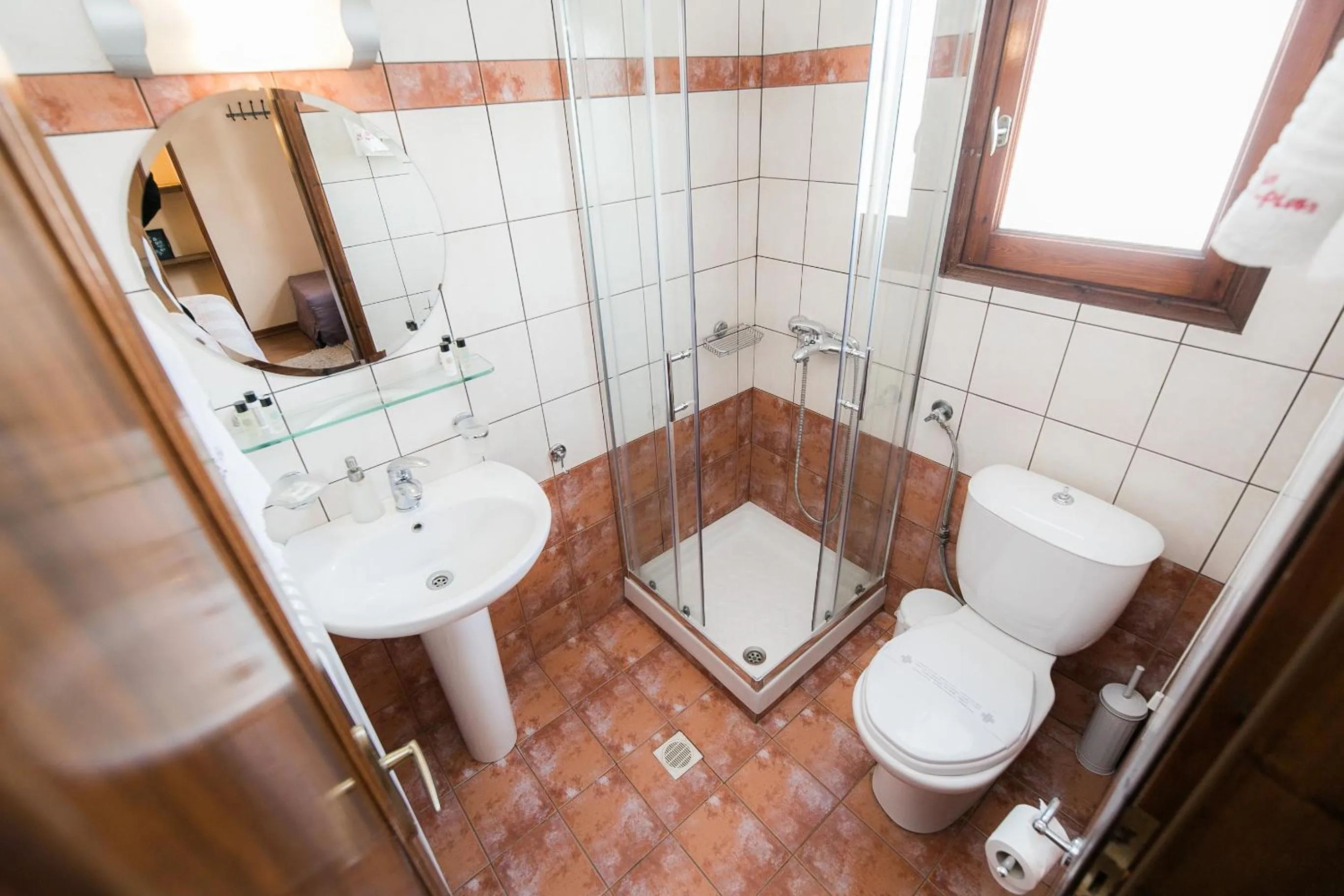 Shower in Gastronomy Hotel Kritsa