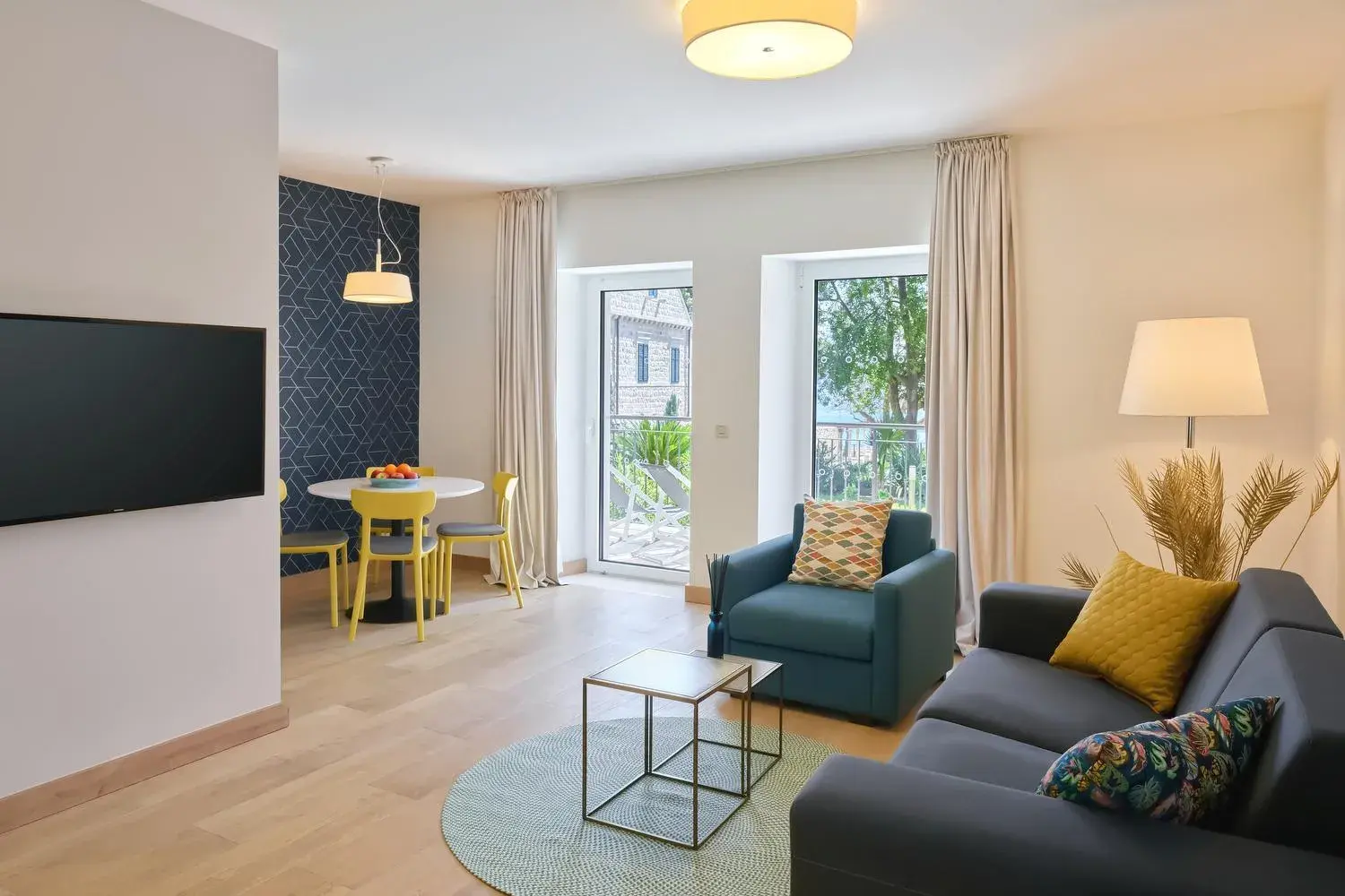 Living room in Maistra Select Srebreno Villas Living room in Maistra Select Srebreno Villas