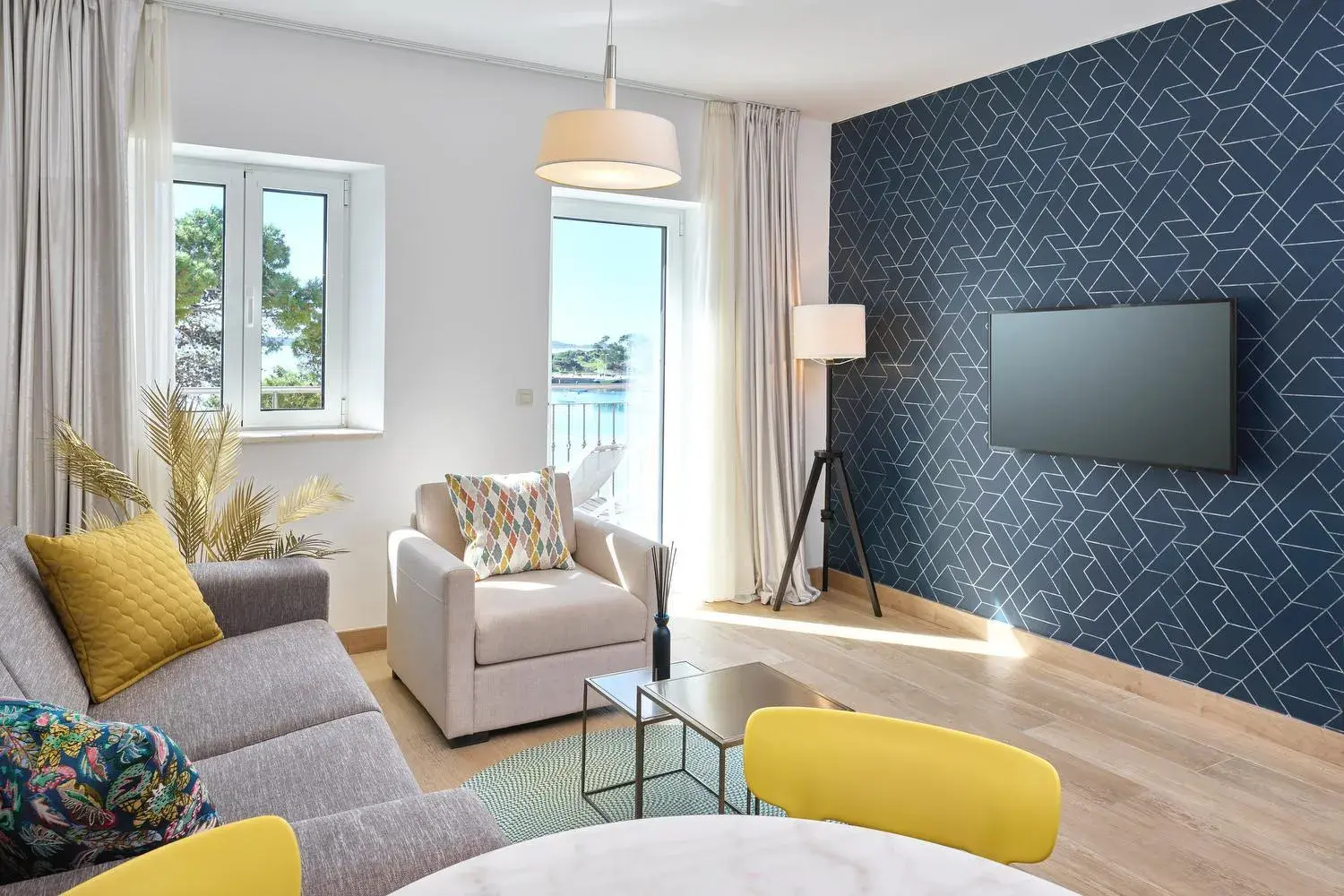 Living room in Maistra Select Srebreno Villas Living room in Maistra Select Srebreno Villas