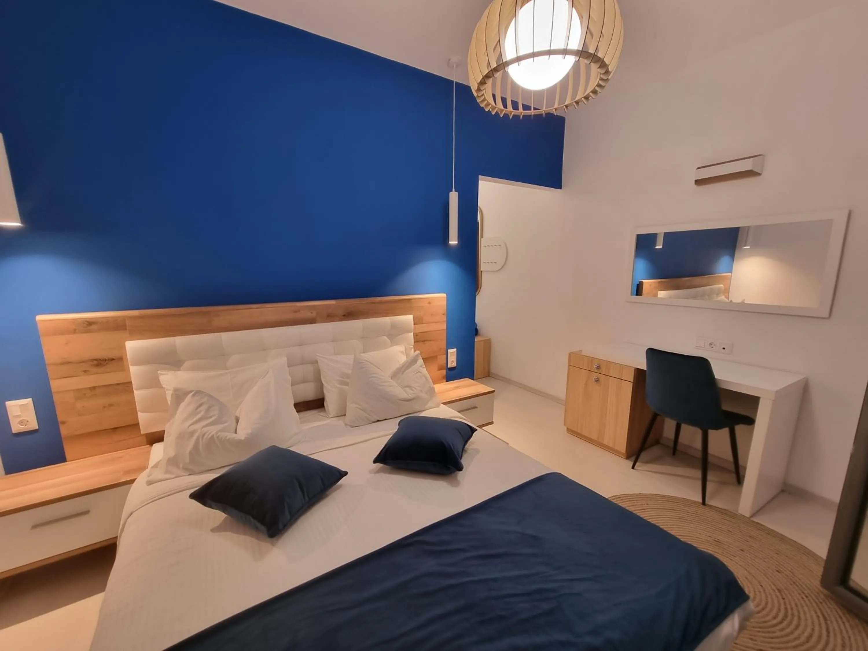 Bedroom, Bed in Hotel Nefeli