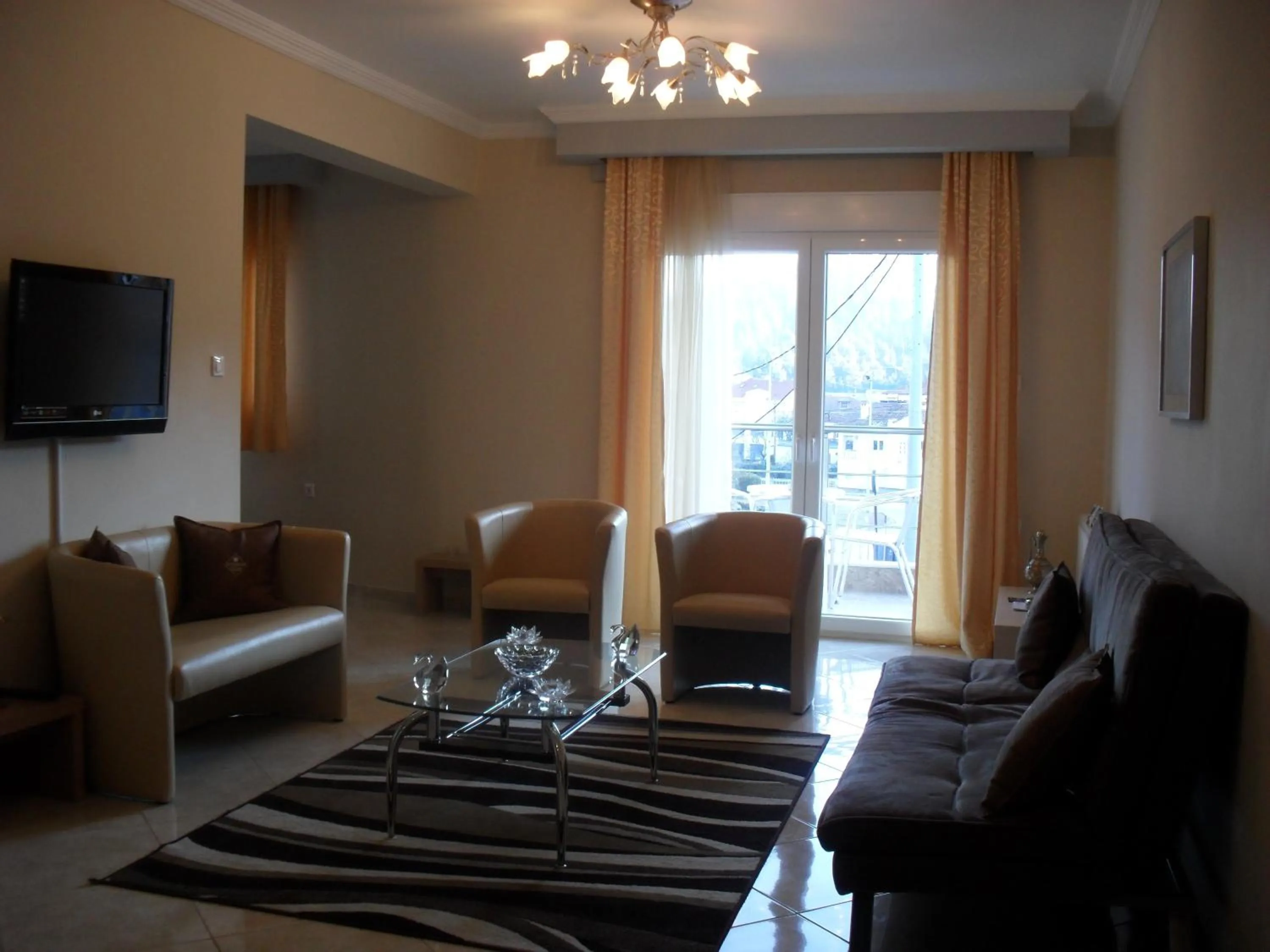 Living room in Kyknos De Luxe Suites & Rooms