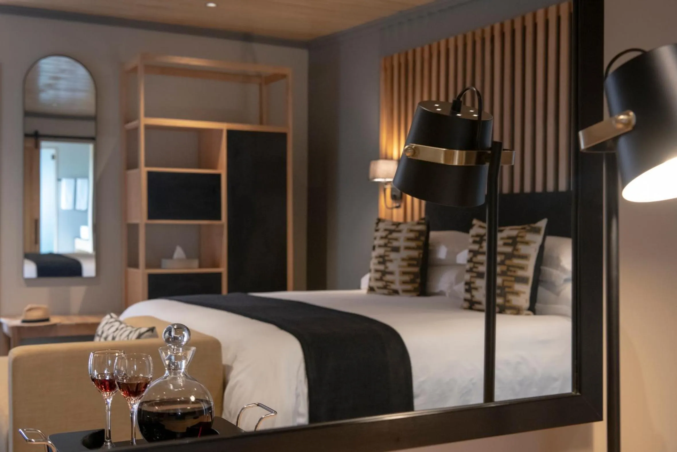 Bed in Founders Lodge by Mantis