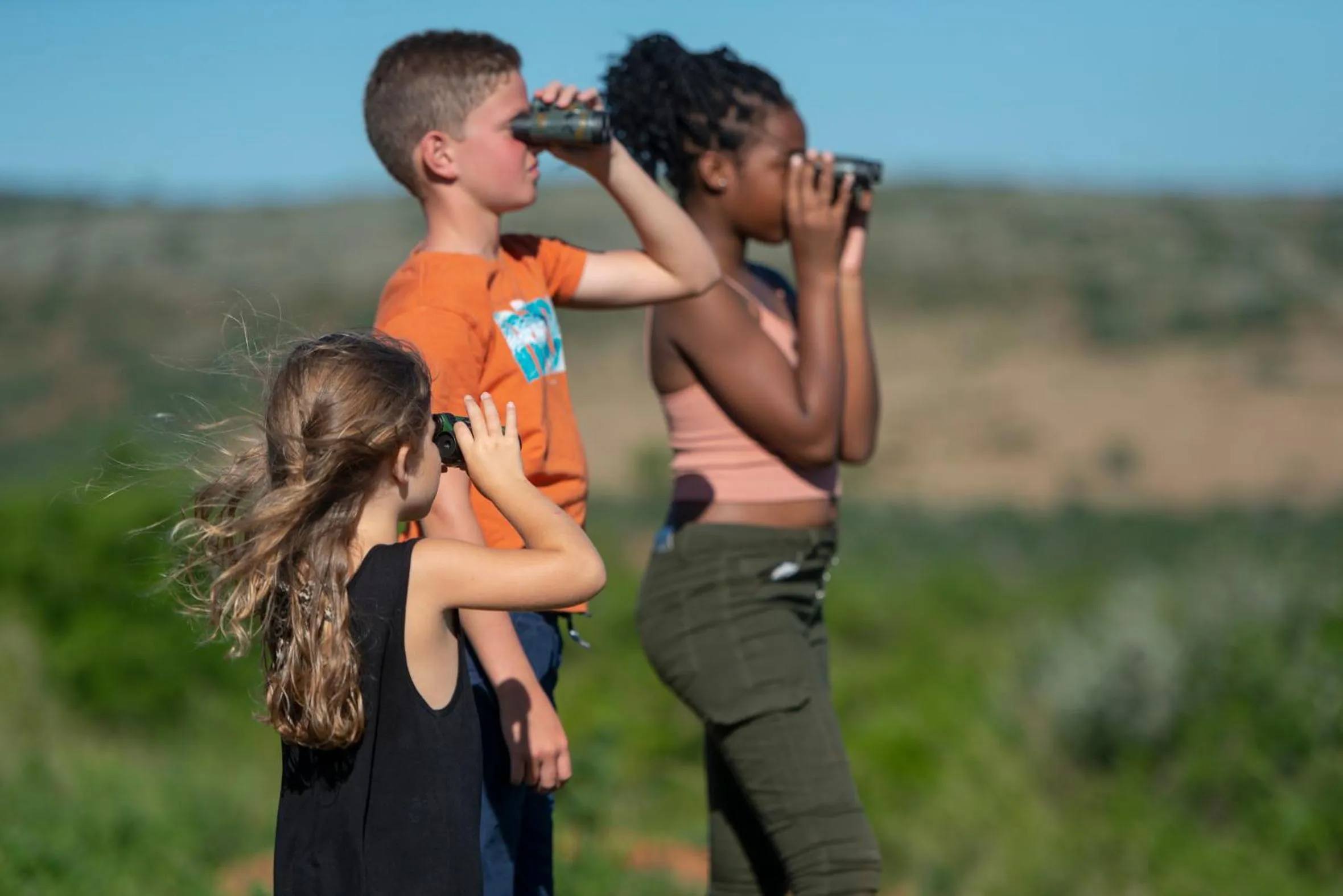 children in Founders Lodge by Mantis