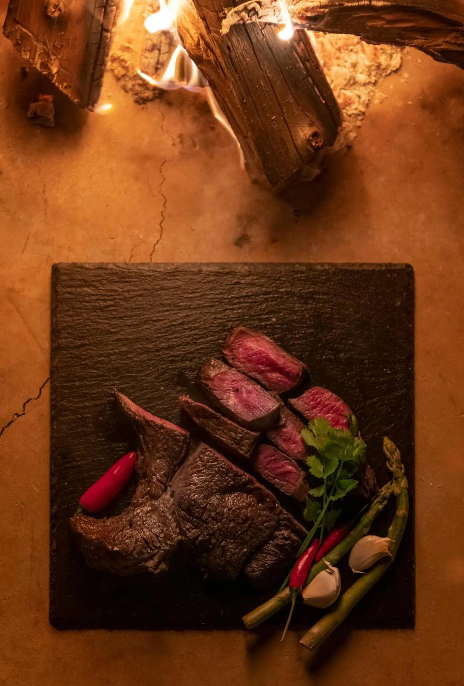 Food in Founders Lodge by Mantis