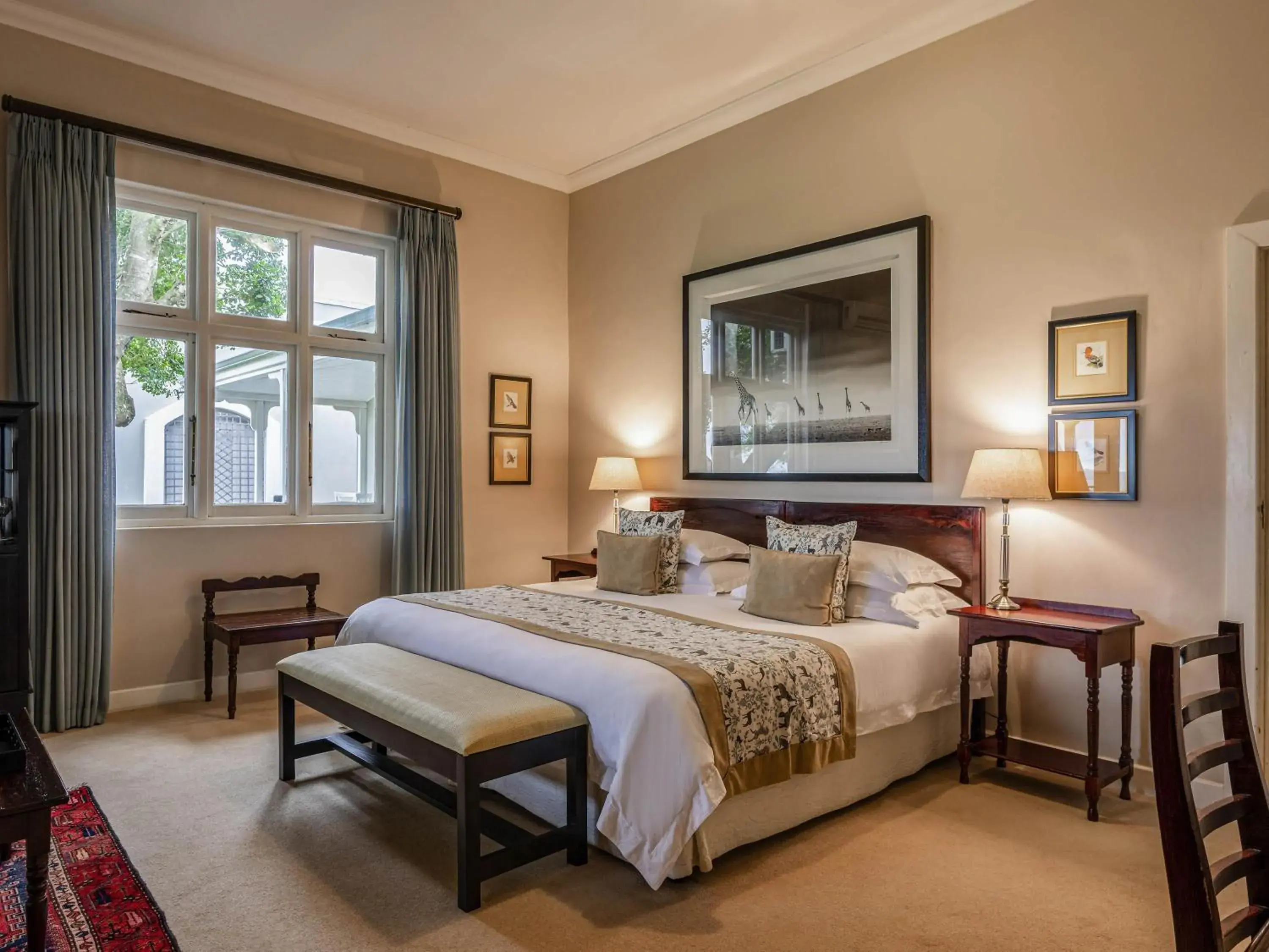 Bedroom, Bed in Founders Lodge by Mantis Bedroom, Bed in Founders Lodge by Mantis