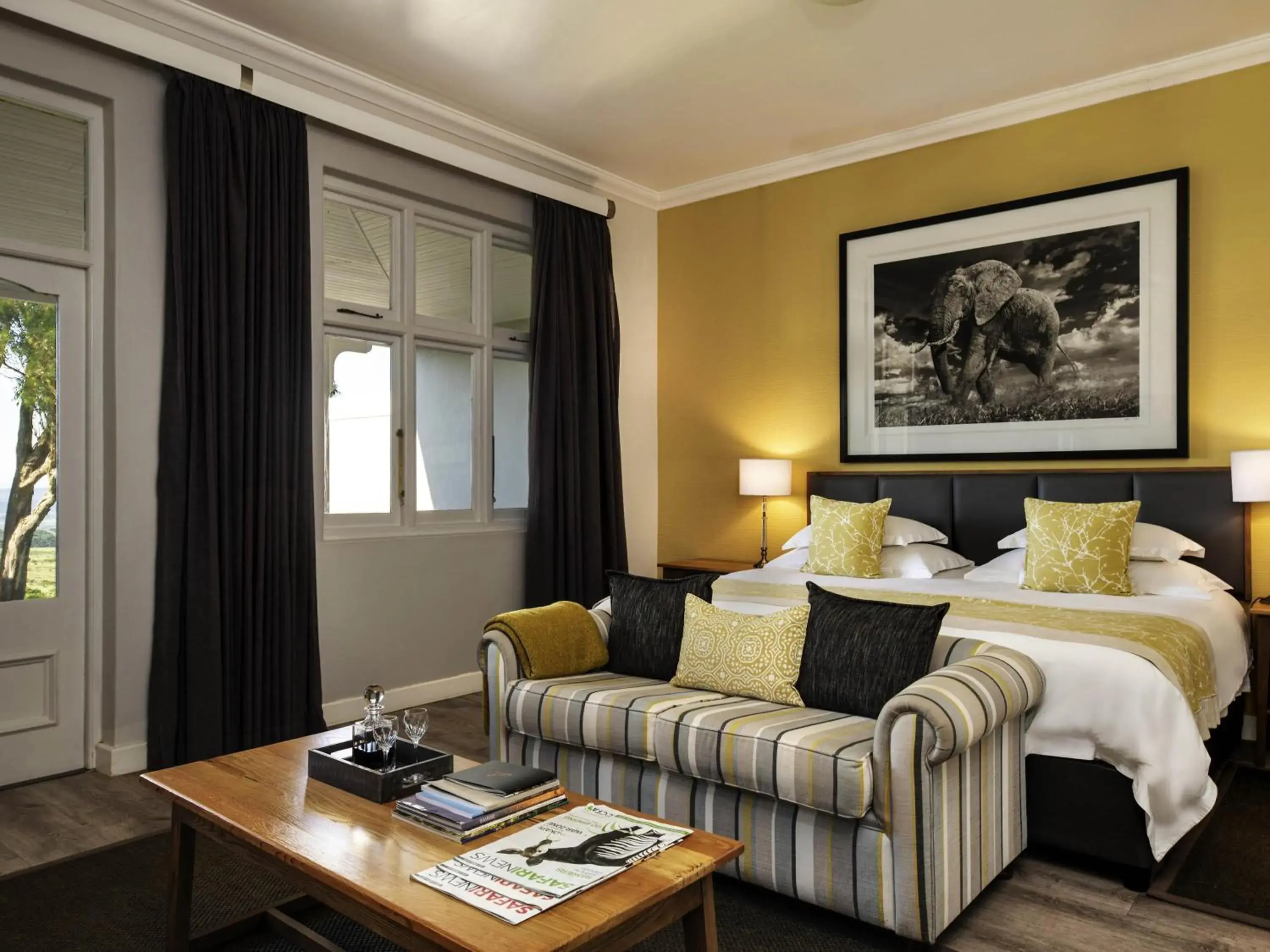 Bedroom, Bed in Founders Lodge by Mantis Bedroom, Bed in Founders Lodge by Mantis