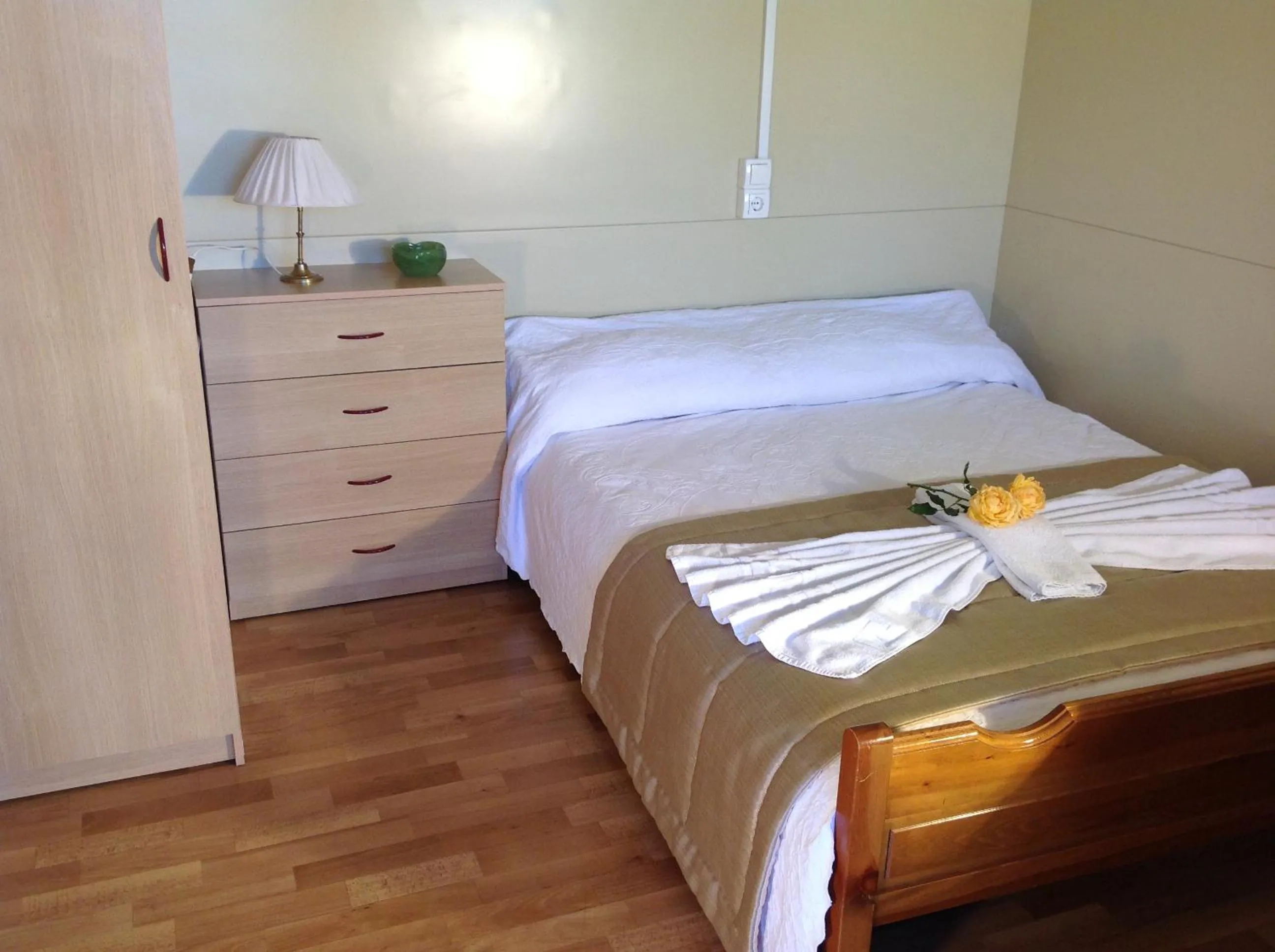 Bed in Chrissa Camping Rooms & Bungalows