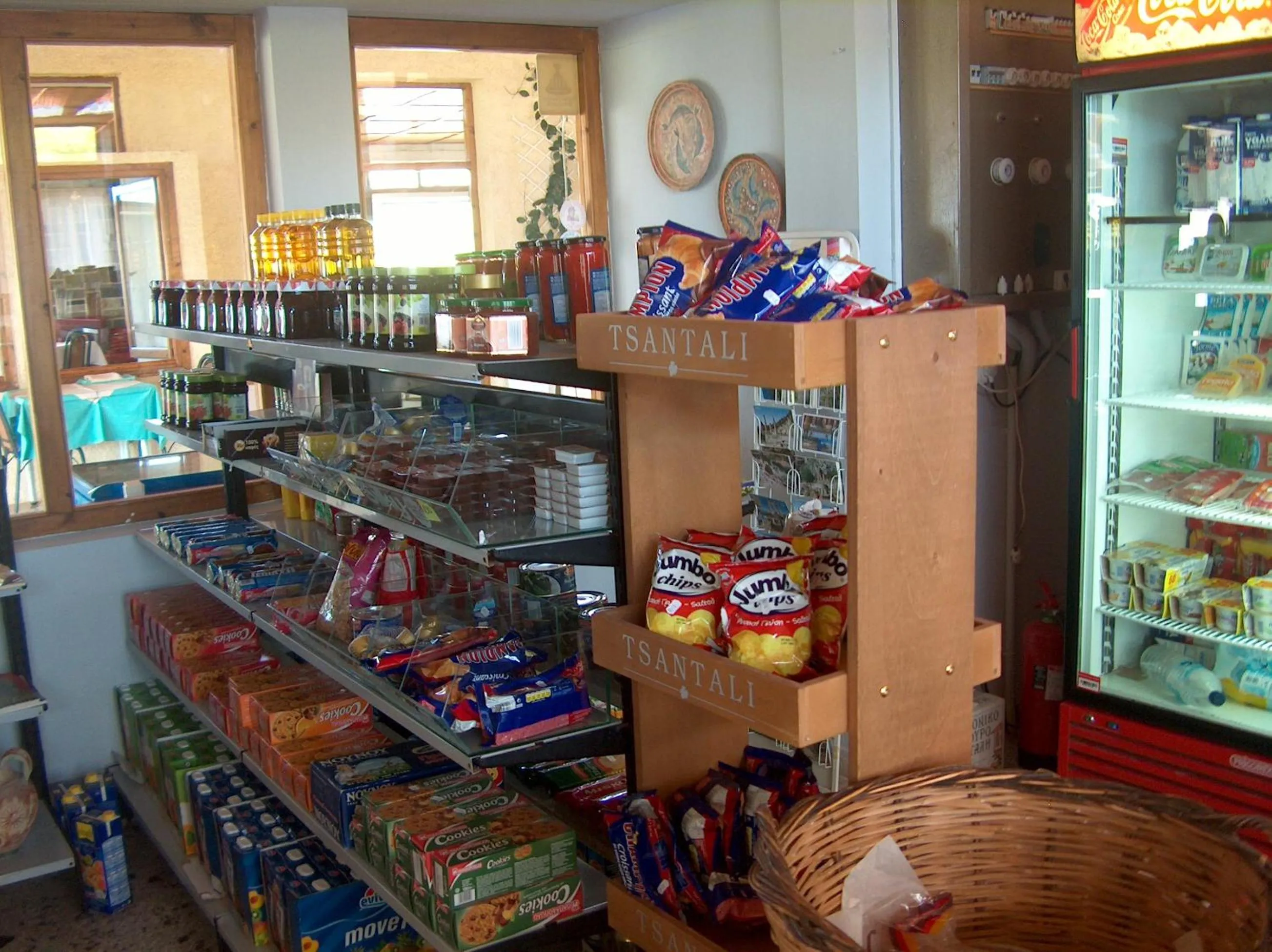 On-site shops in Chrissa Camping Rooms & Bungalows