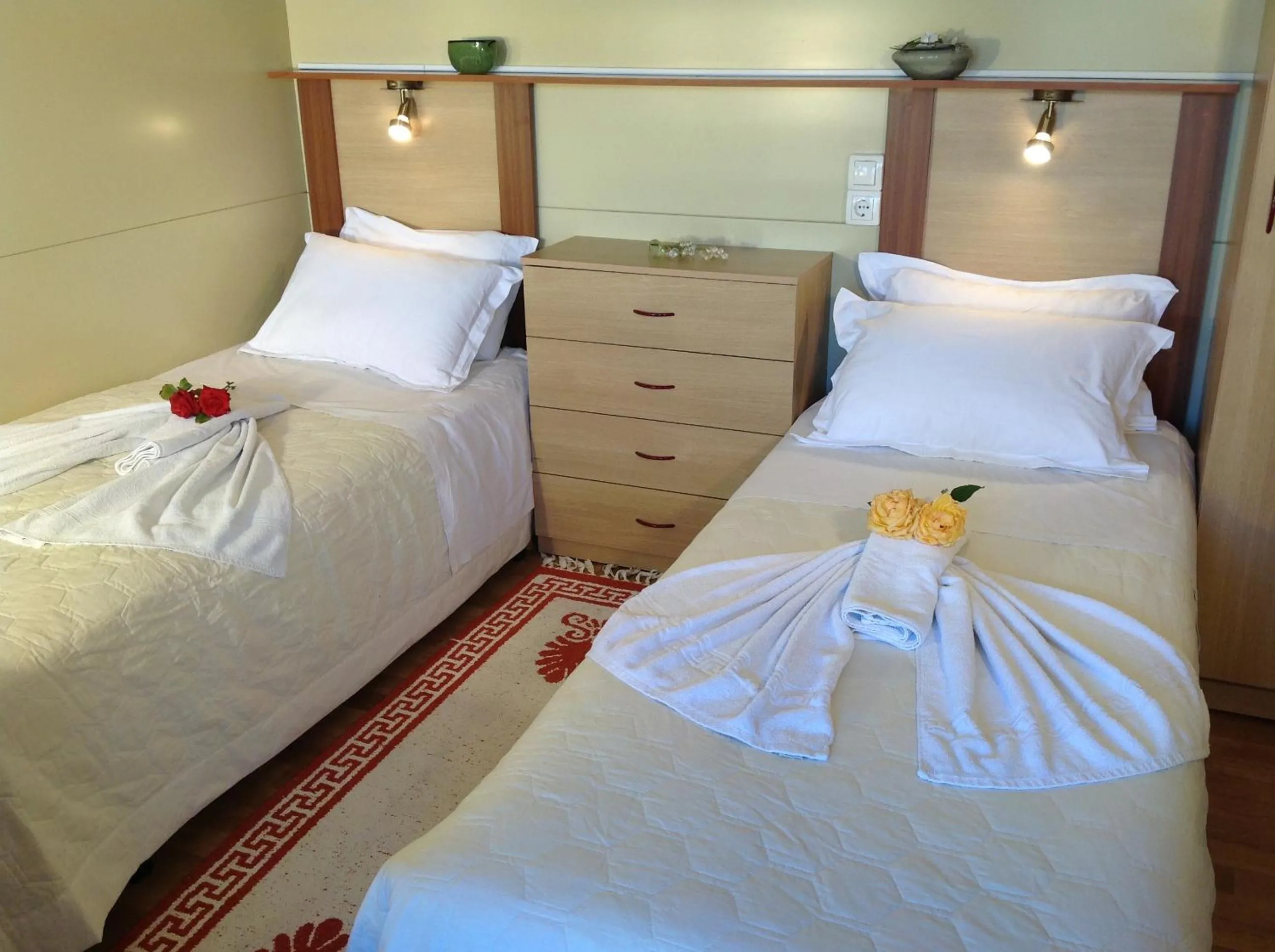 Bed in Chrissa Camping Rooms & Bungalows
