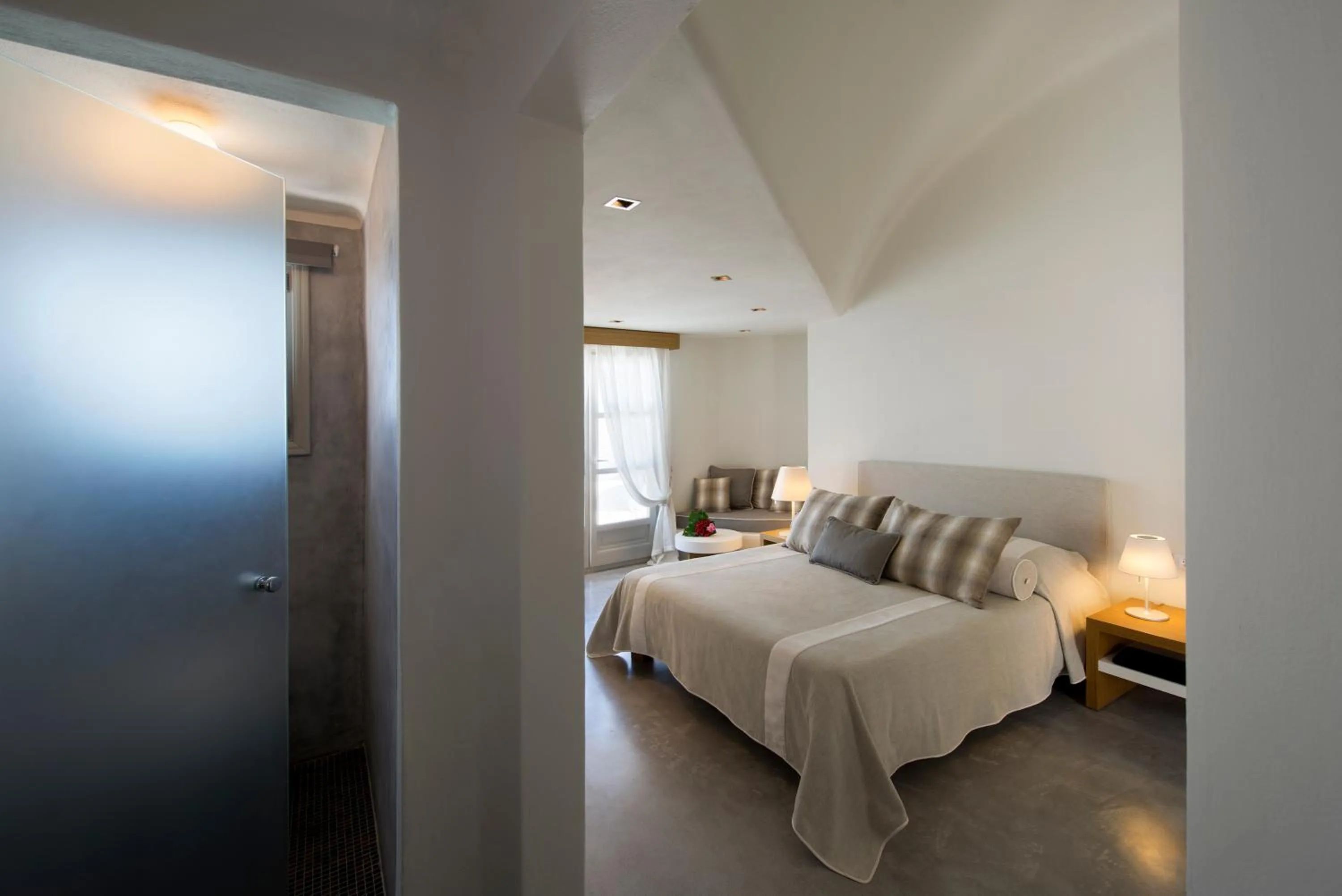 Bed in Avaton Resort And Spa