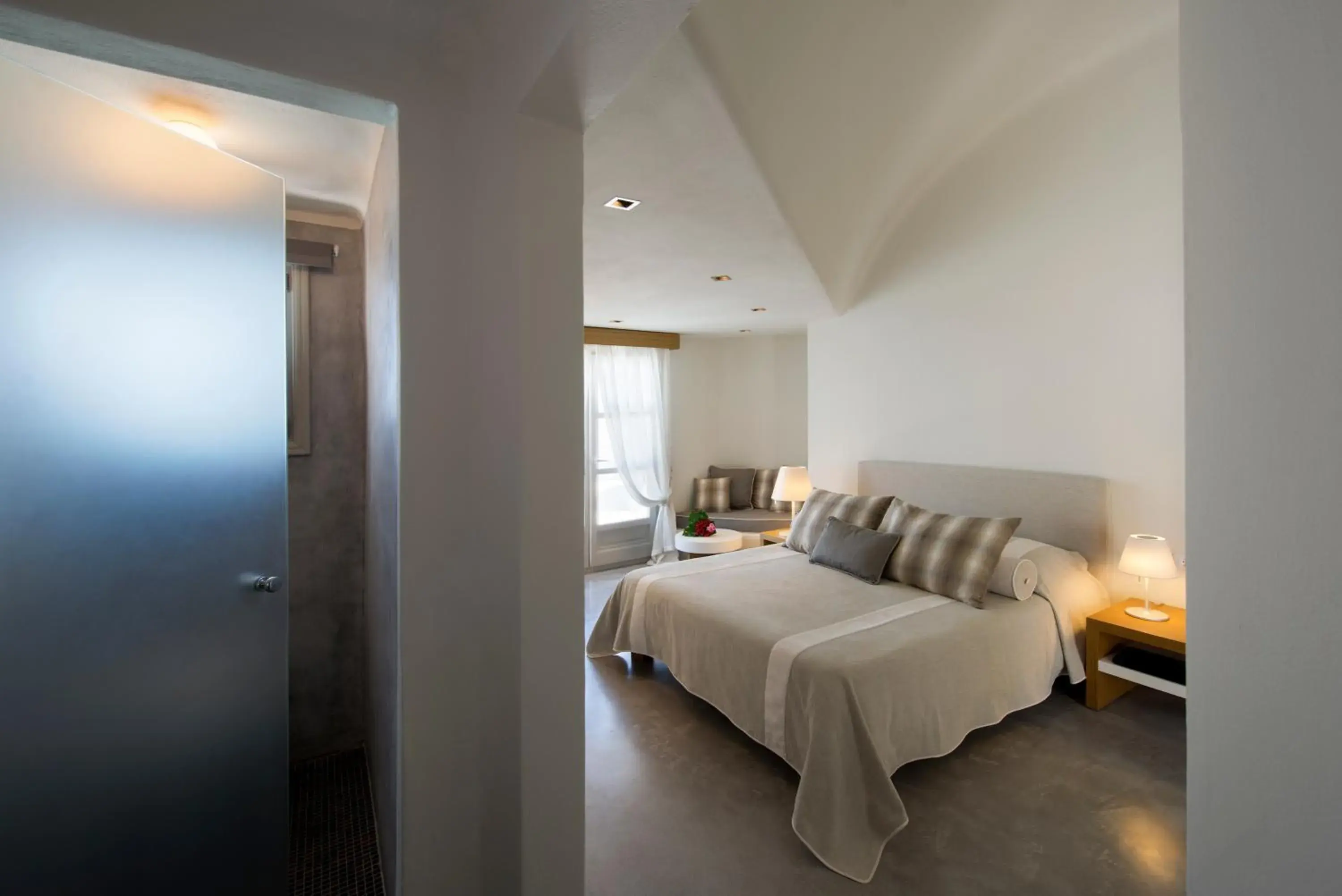 Bed in Avaton Resort And Spa Bed in Avaton Resort And Spa