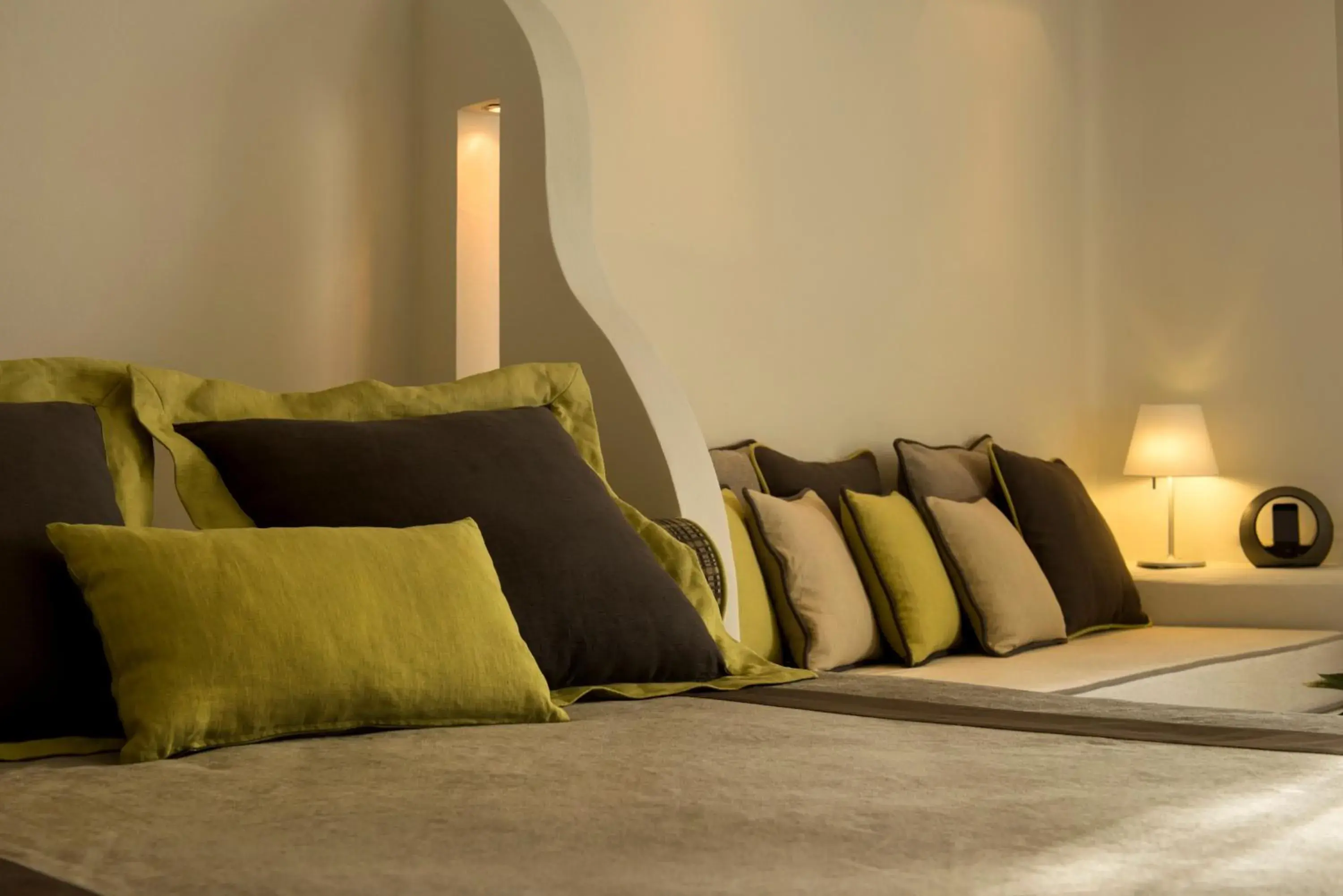 Bed in Avaton Resort And Spa Bed in Avaton Resort And Spa