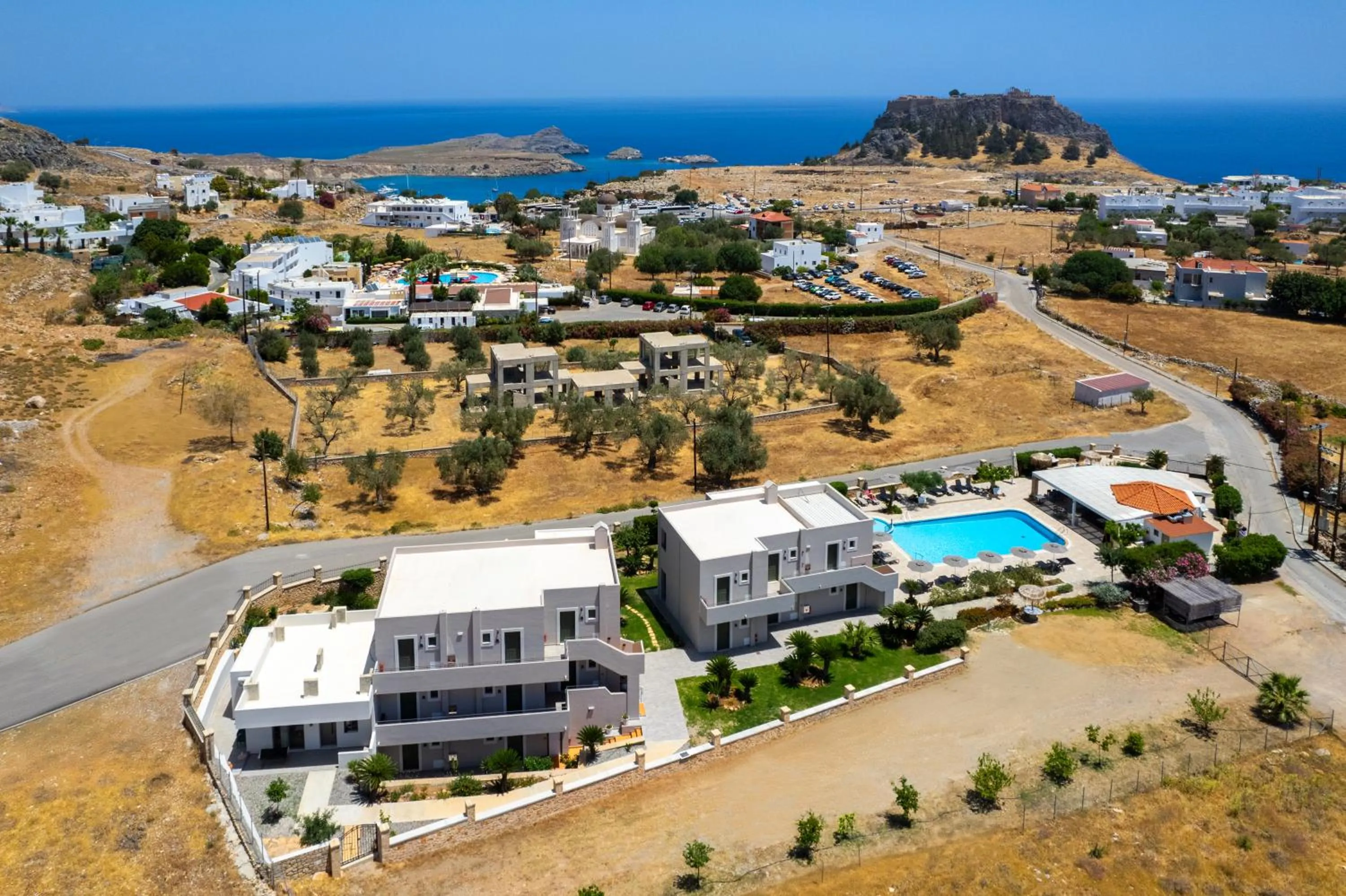 Property building in Celestial Lindos Suites