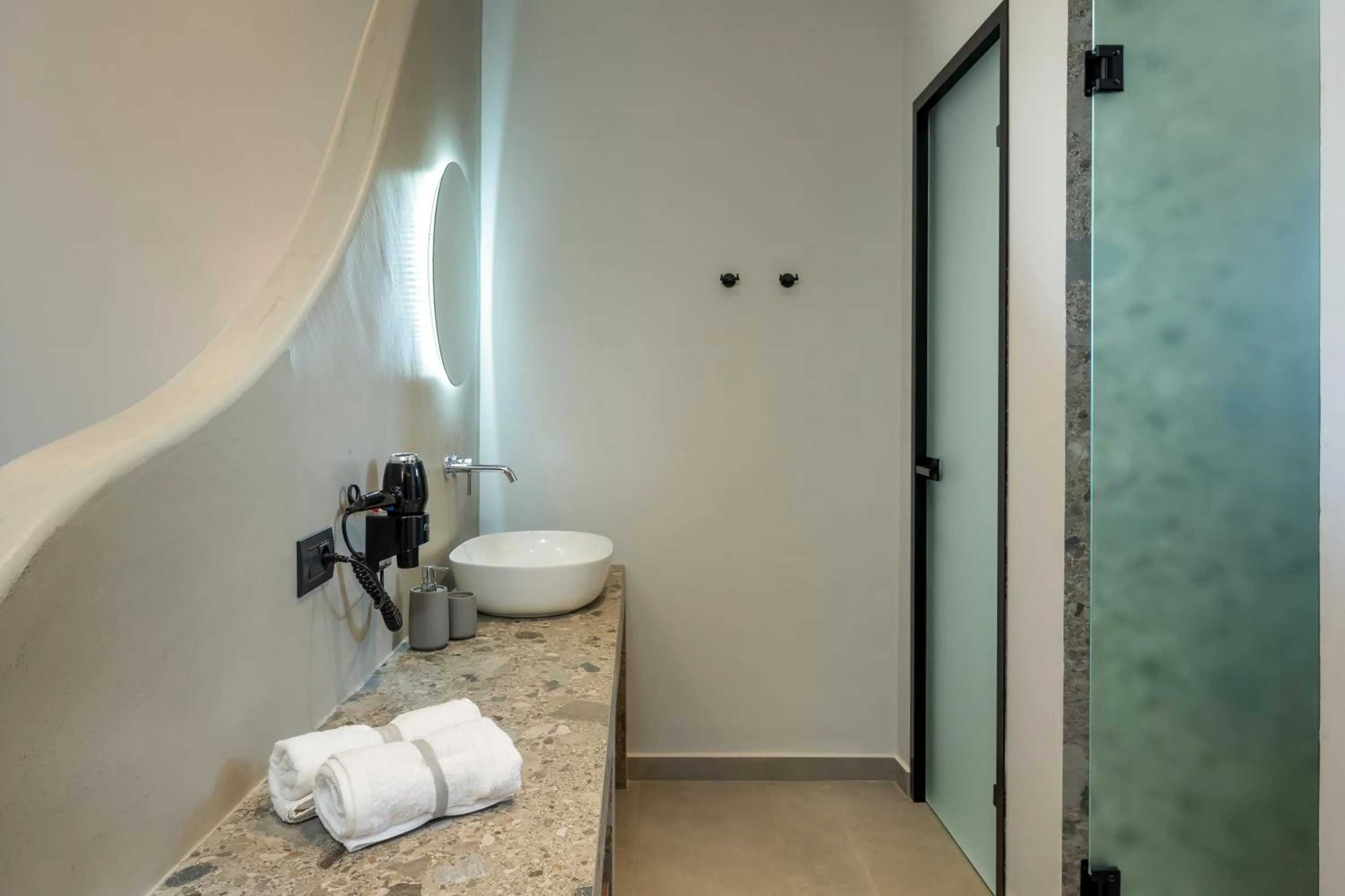 Shower in Celestial Lindos Suites
