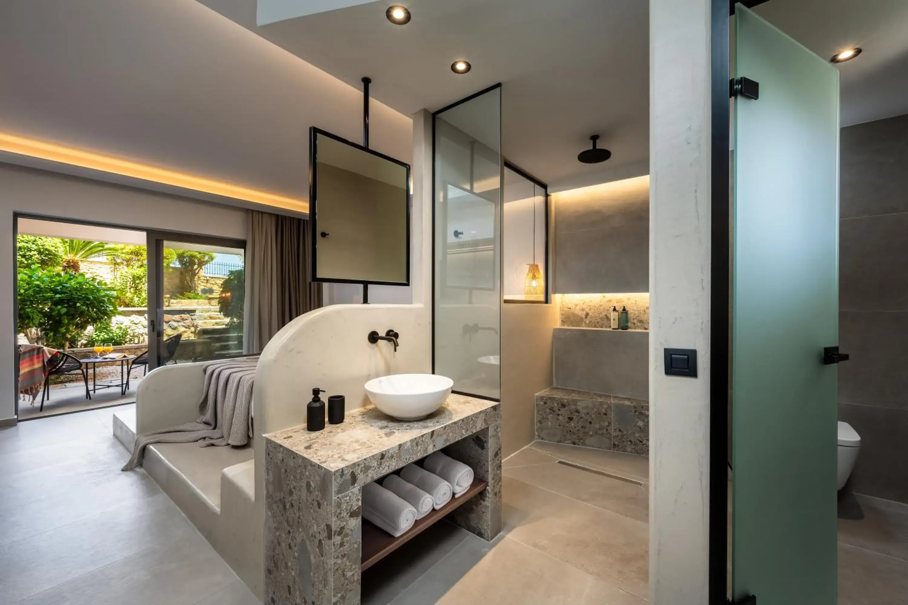 Double Room with Garden View in Celestial Lindos Suites Double Room with Garden View in Celestial Lindos Suites
