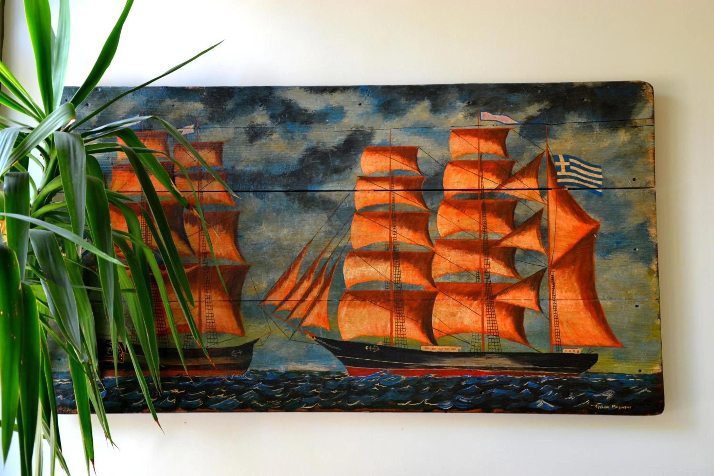 Decorative detail in Zephyros Hotel