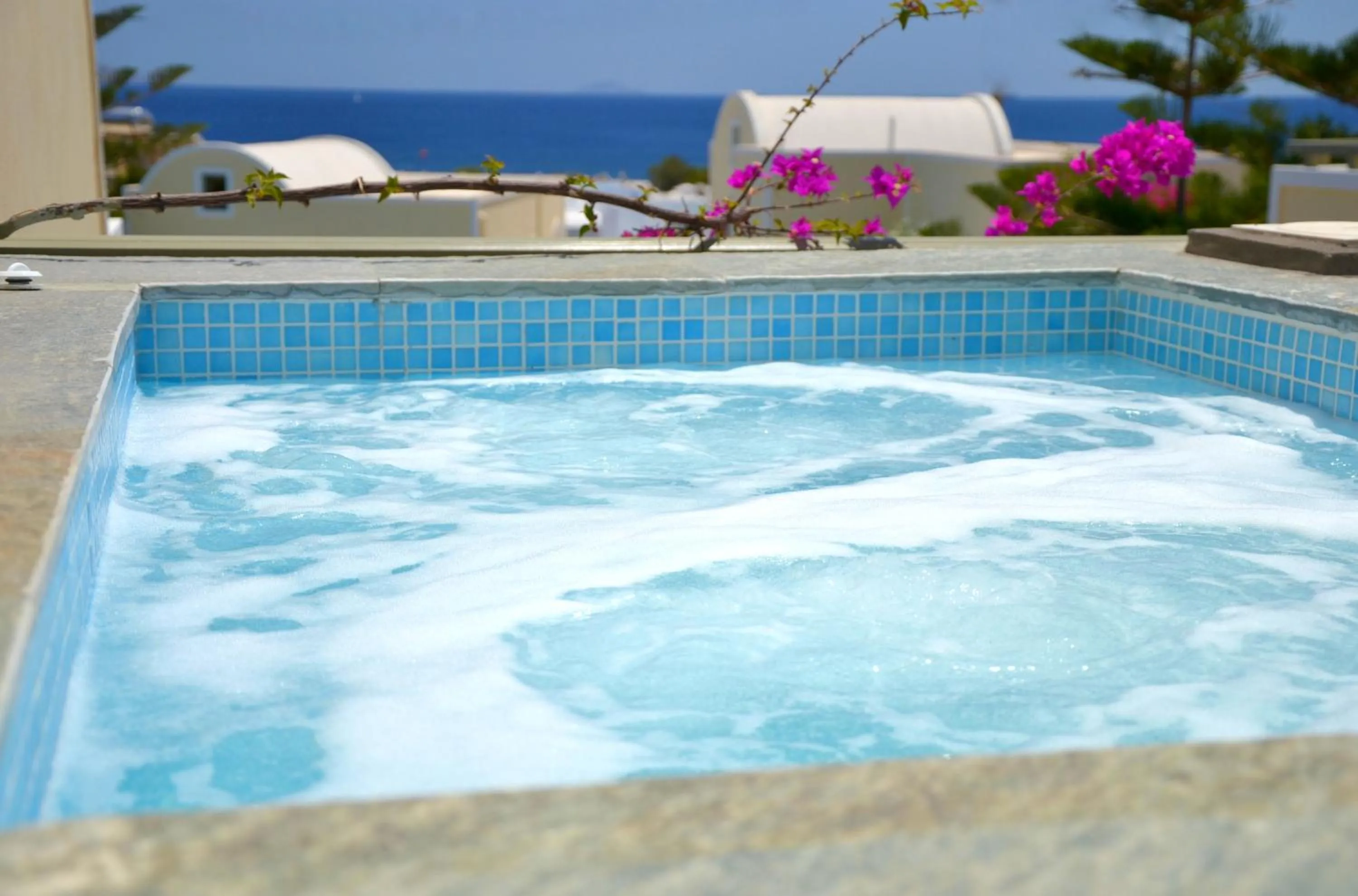 Hot Tub in Zephyros Hotel