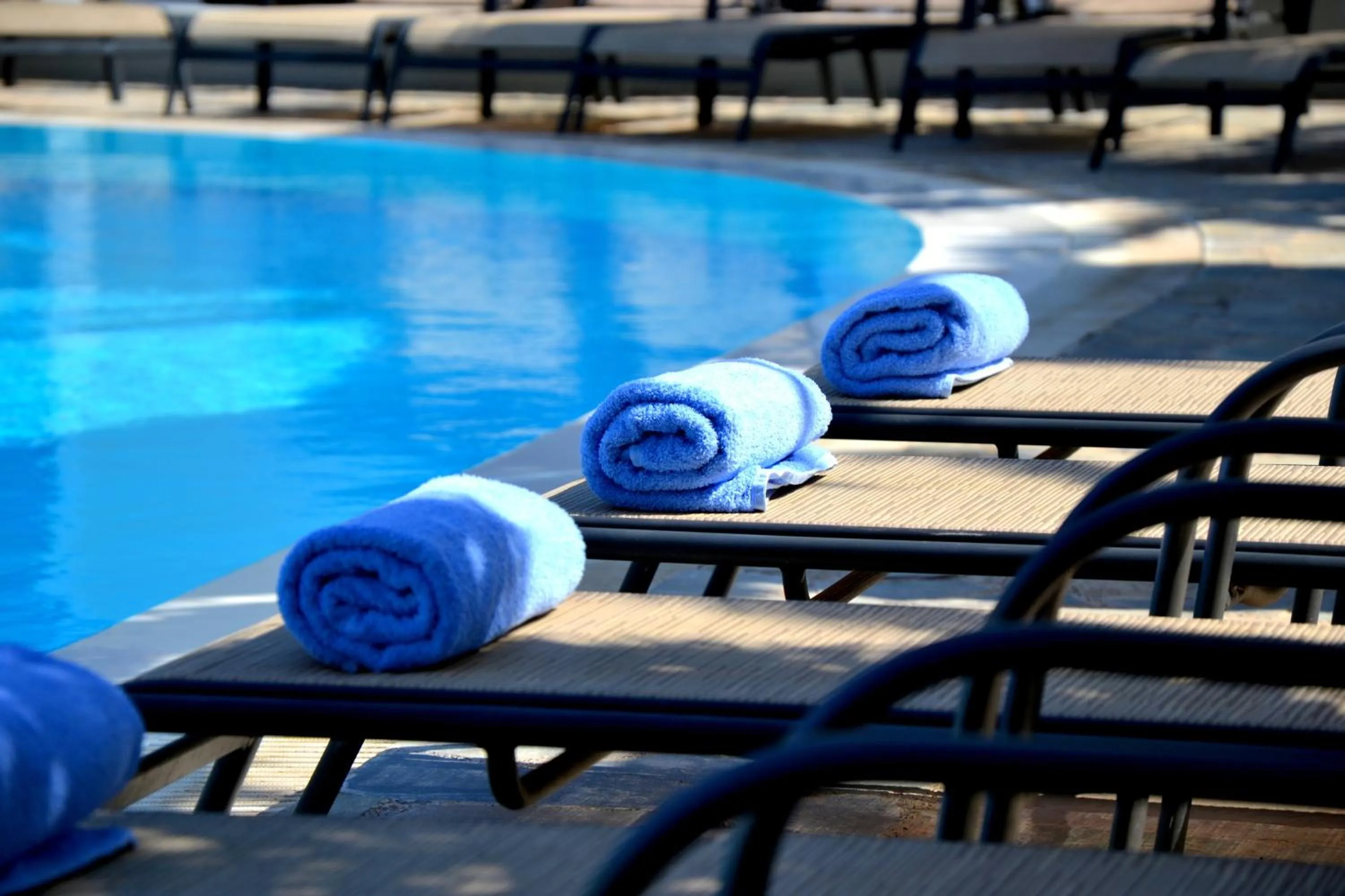 Swimming pool in Zephyros Hotel
