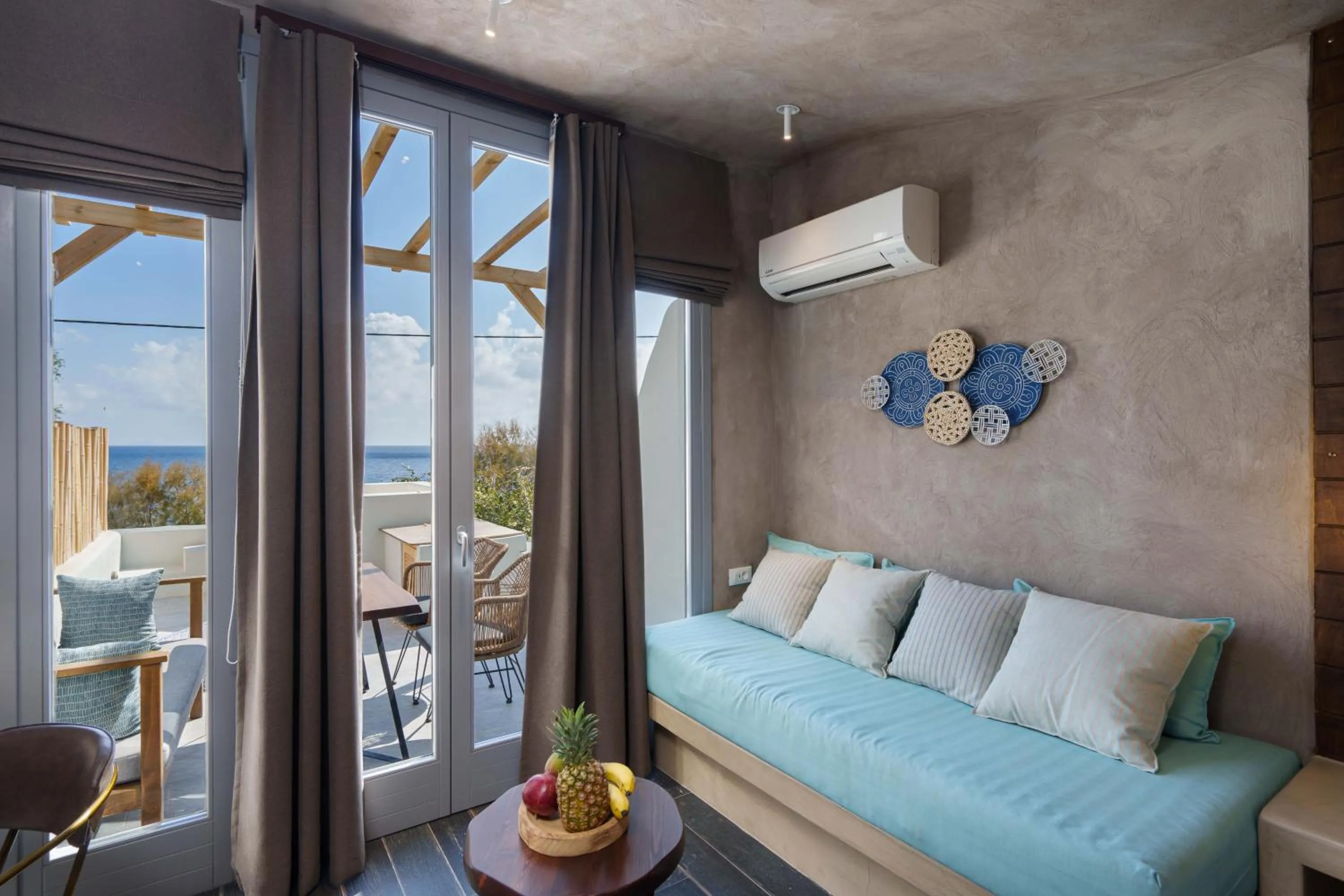 View (from property/room), Bed in Elixir Del Mar on the Beach