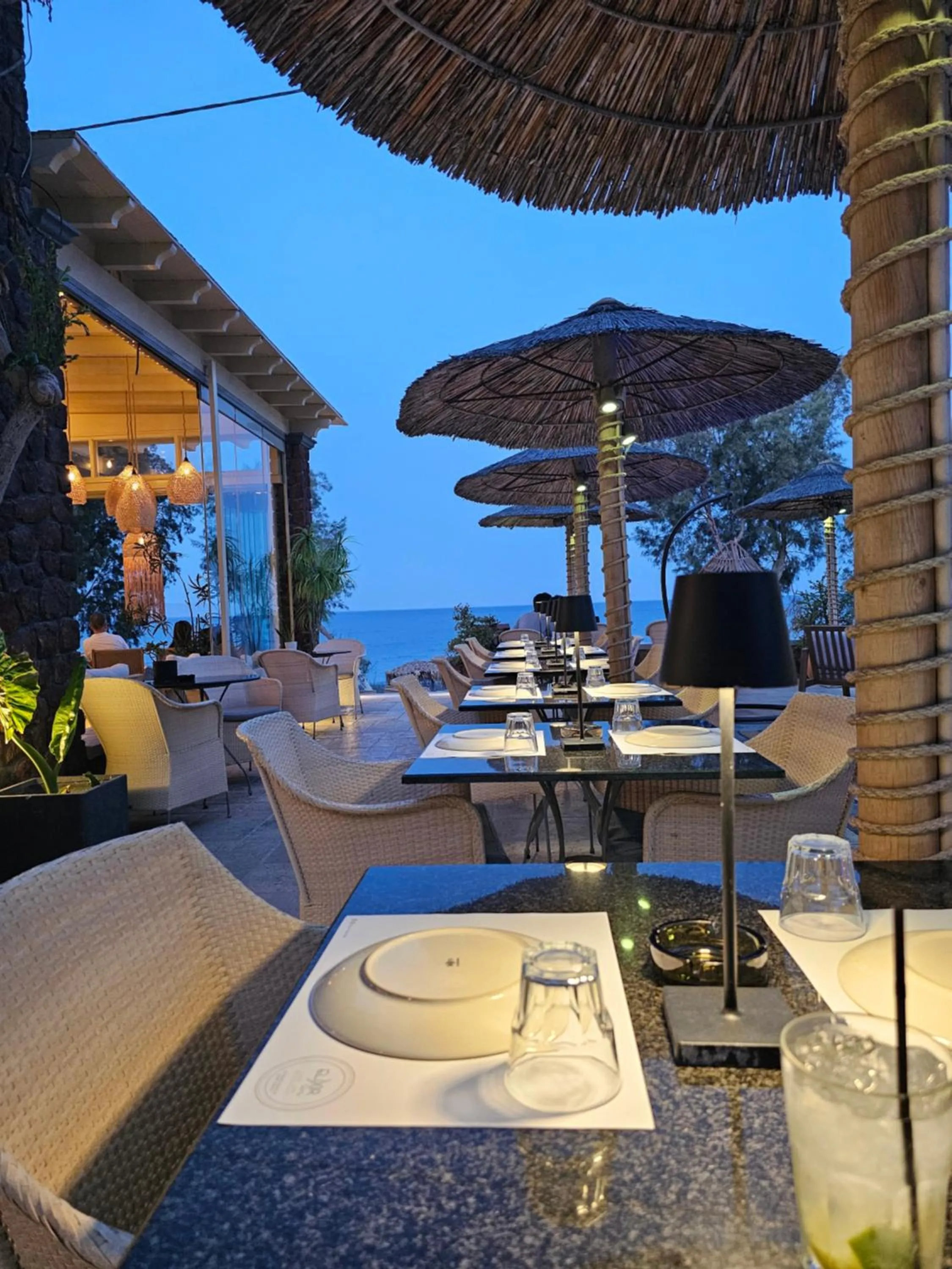 Patio in Elixir Del Mar on the Beach