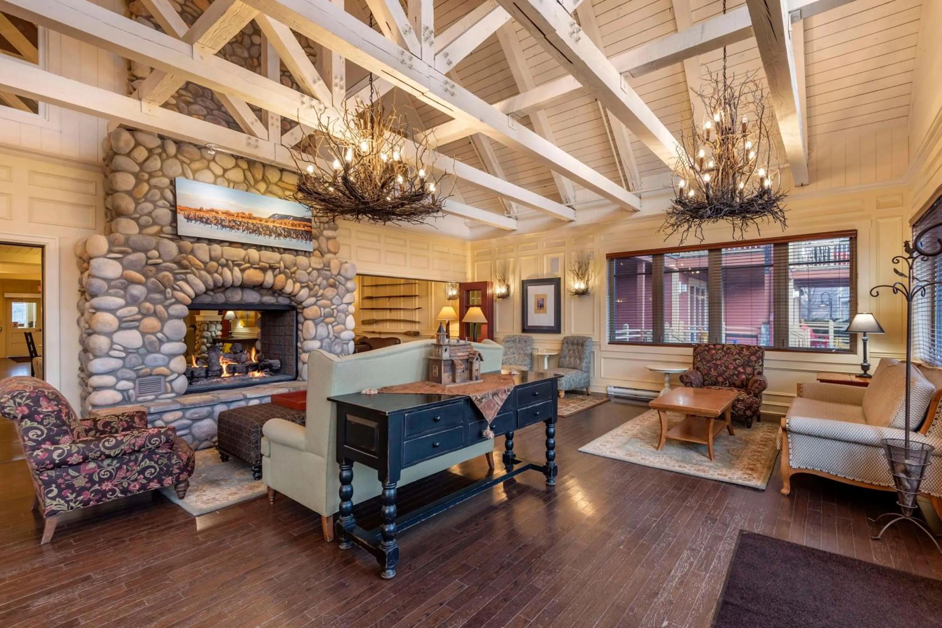 Lobby or reception in Hilton Grand Vacations Club Blue Mountain Canada