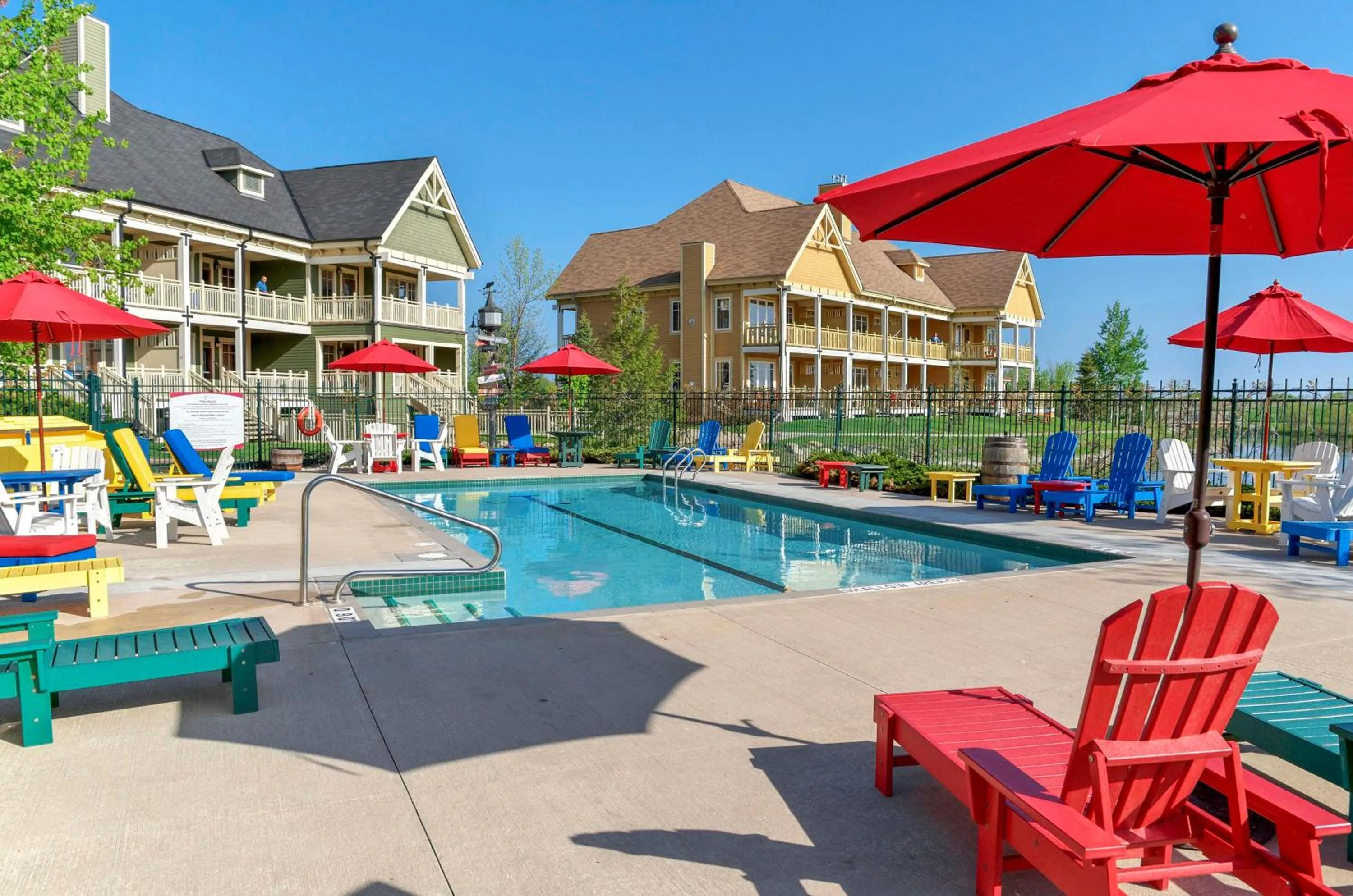 Pool view in Hilton Grand Vacations Club Blue Mountain Canada