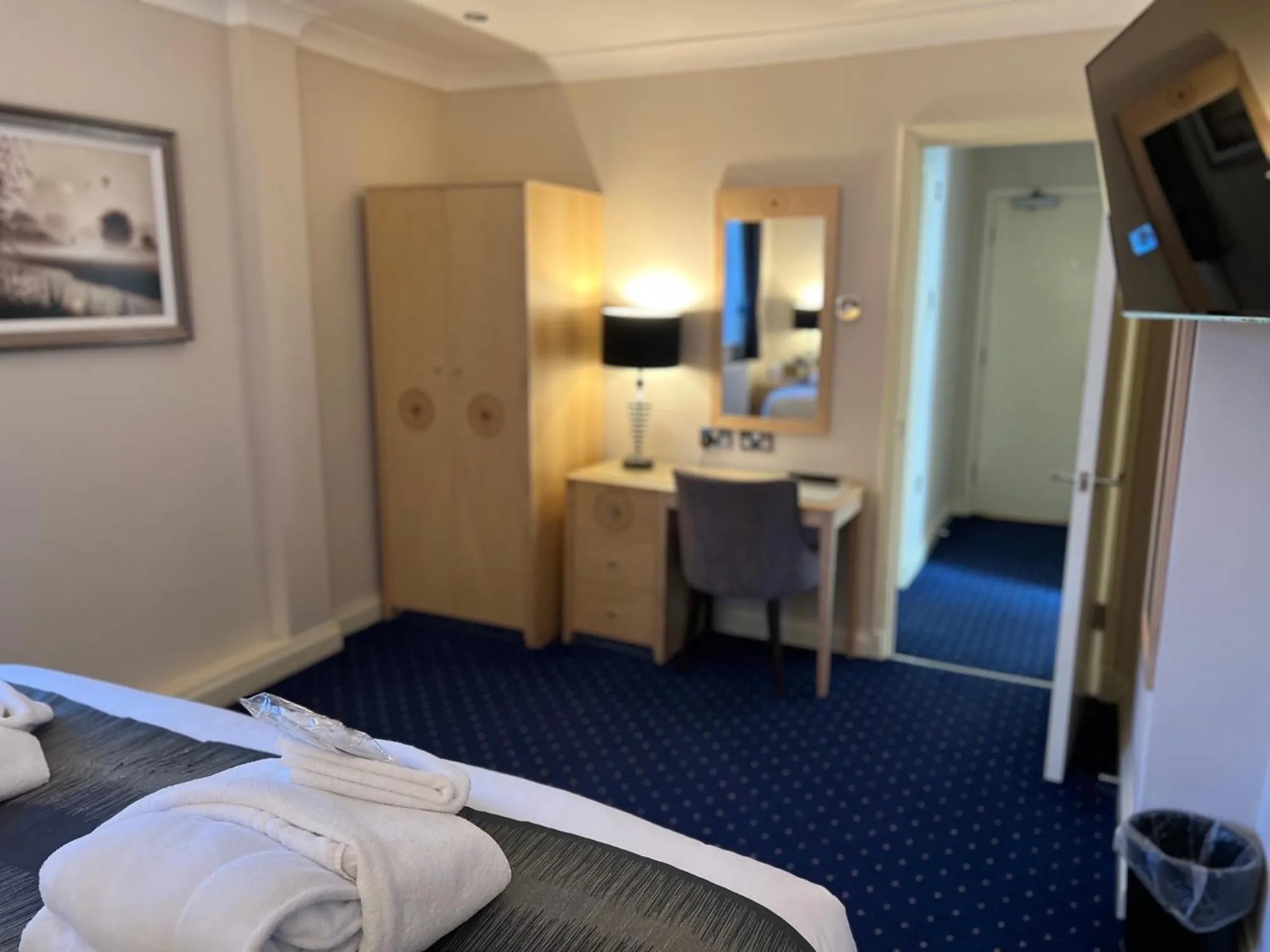 Bedroom, Bed in The Moorland Hotel, Haytor, Devon - The Coaching Inn Group