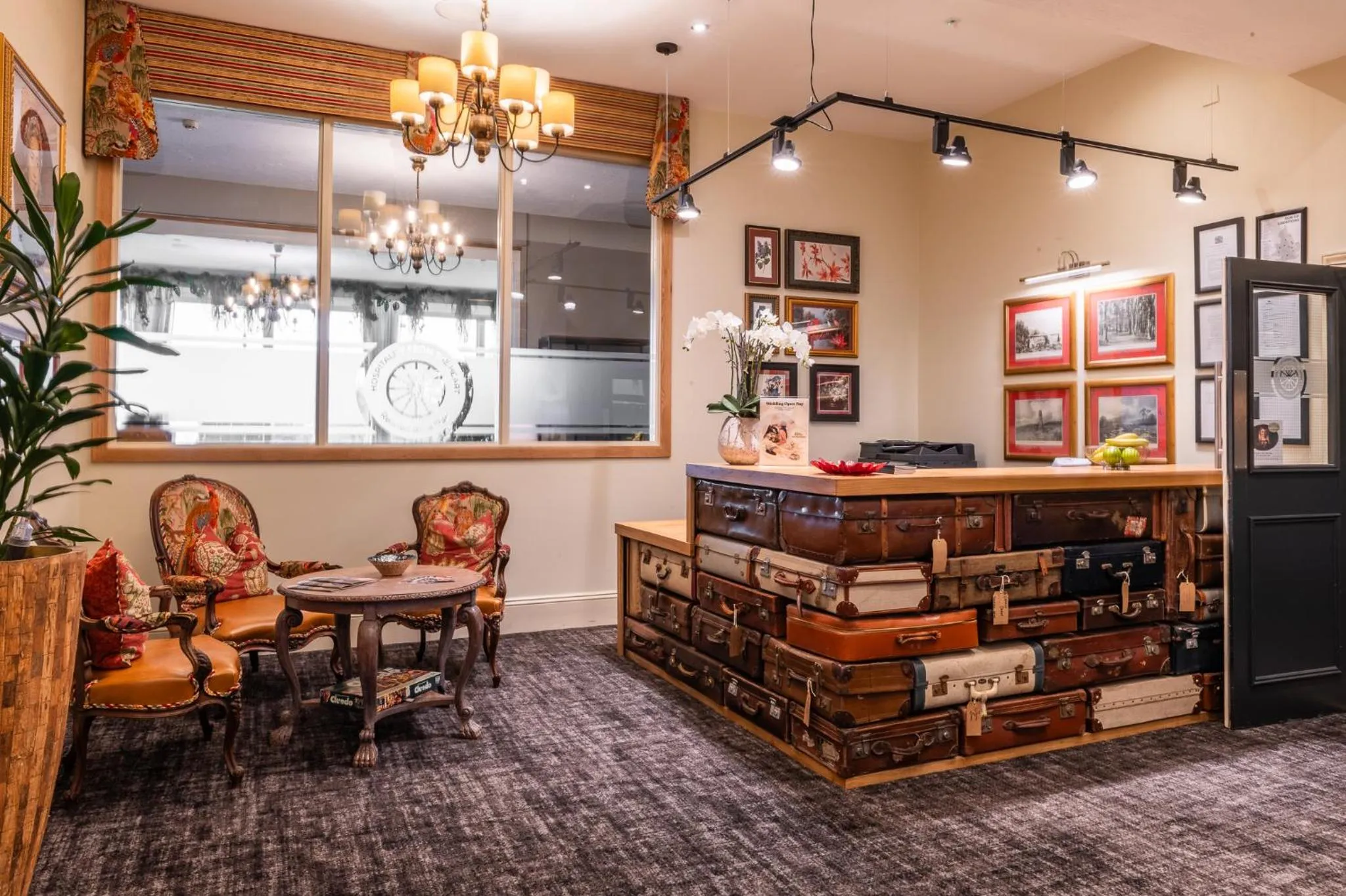 Lobby or reception in The Moorland Hotel, Haytor, Devon - The Coaching Inn Group