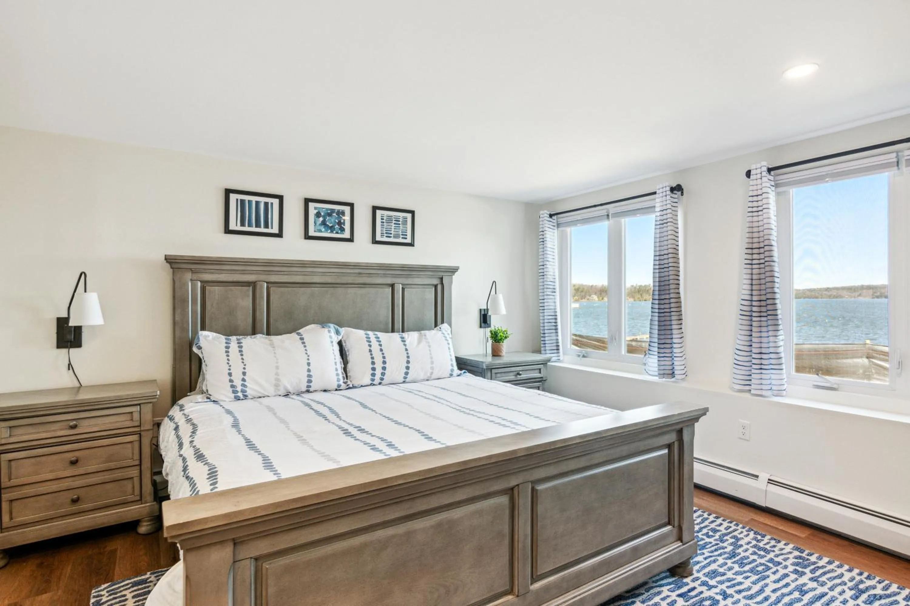 Bed in Lakeshore Vermont