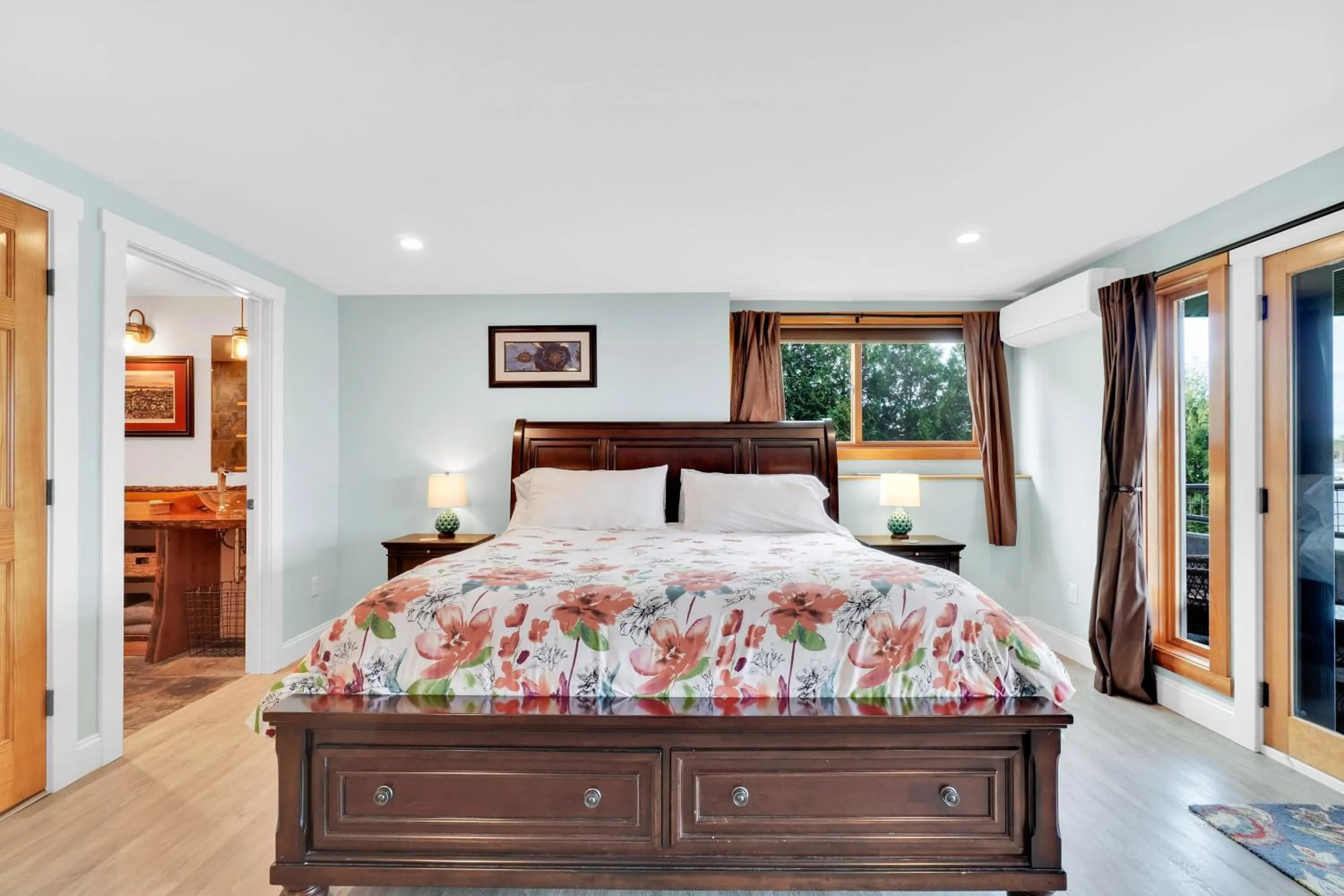 Bed in Lakeshore Vermont