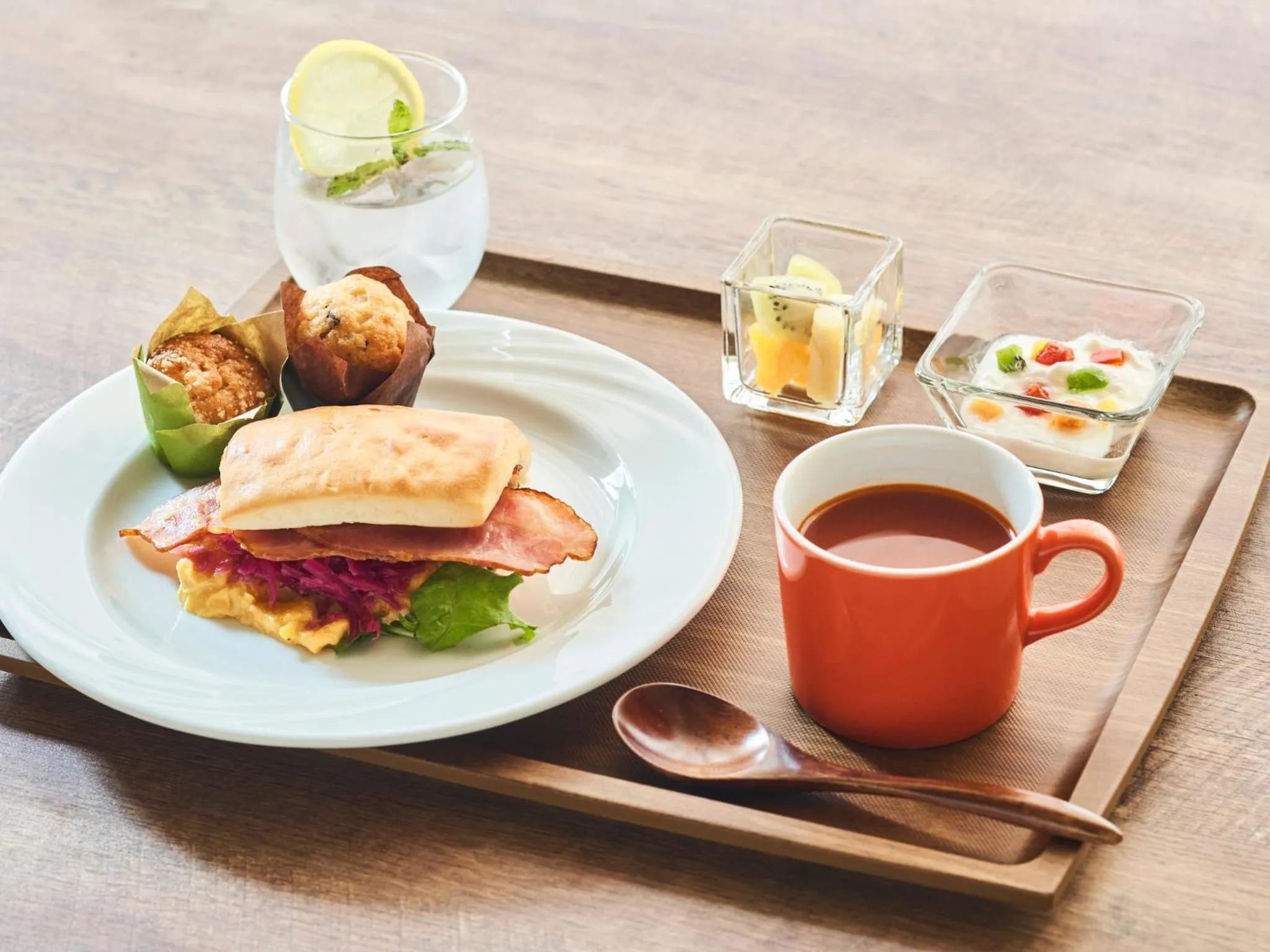 Buffet breakfast in Princess Garden Hotel